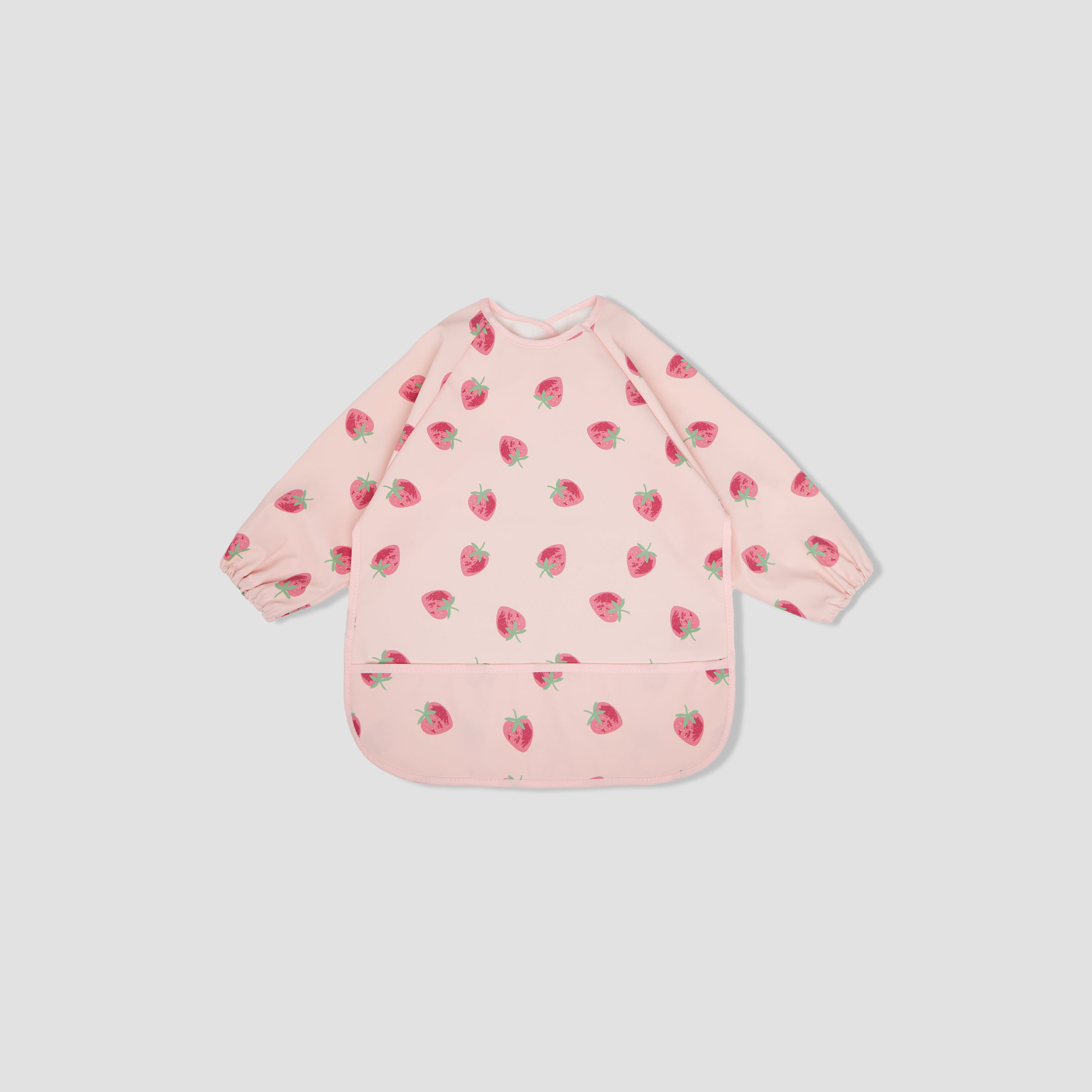 Juniors Baby Bib with Strawberry Print-baby-feeding-bibs-image-1