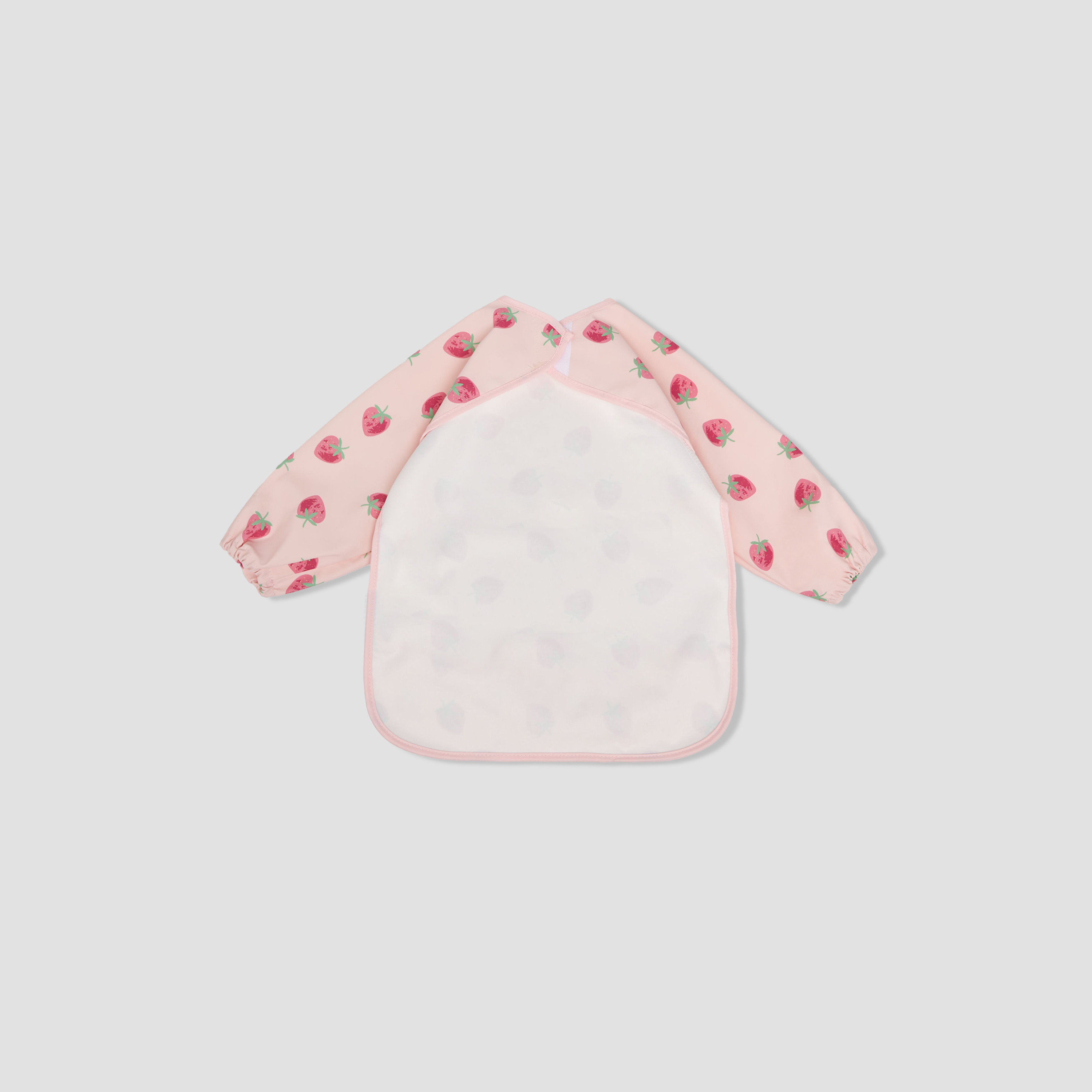 Juniors Baby Bib with Strawberry Print-baby-feeding-bibs-image-2