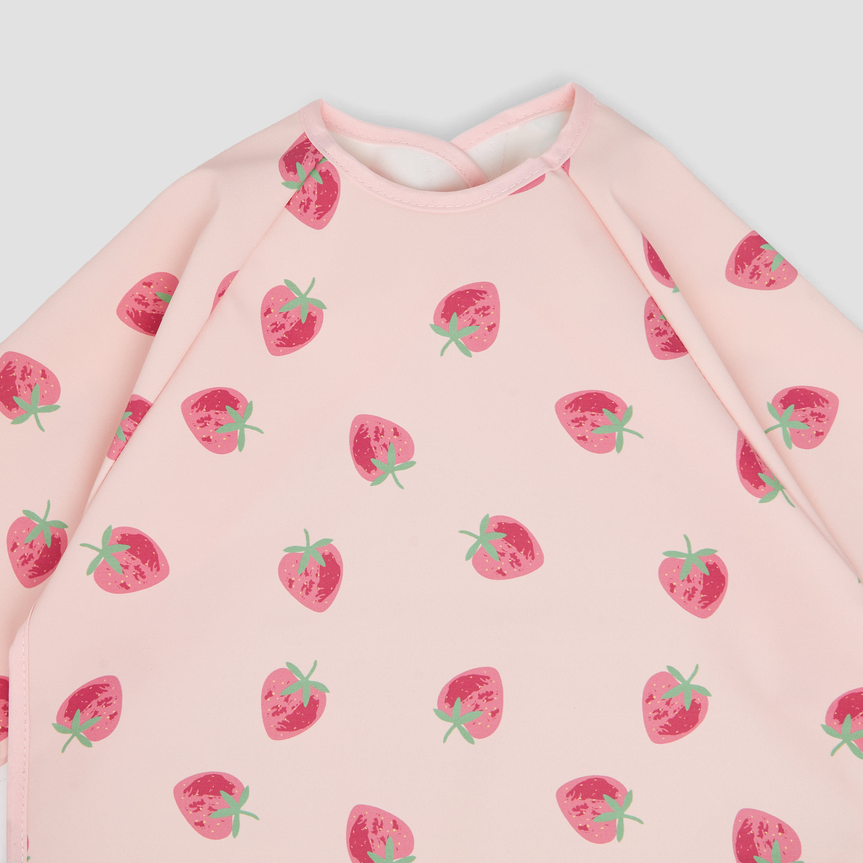 Juniors Baby Bib with Strawberry Print-baby-feeding-bibs-image-3
