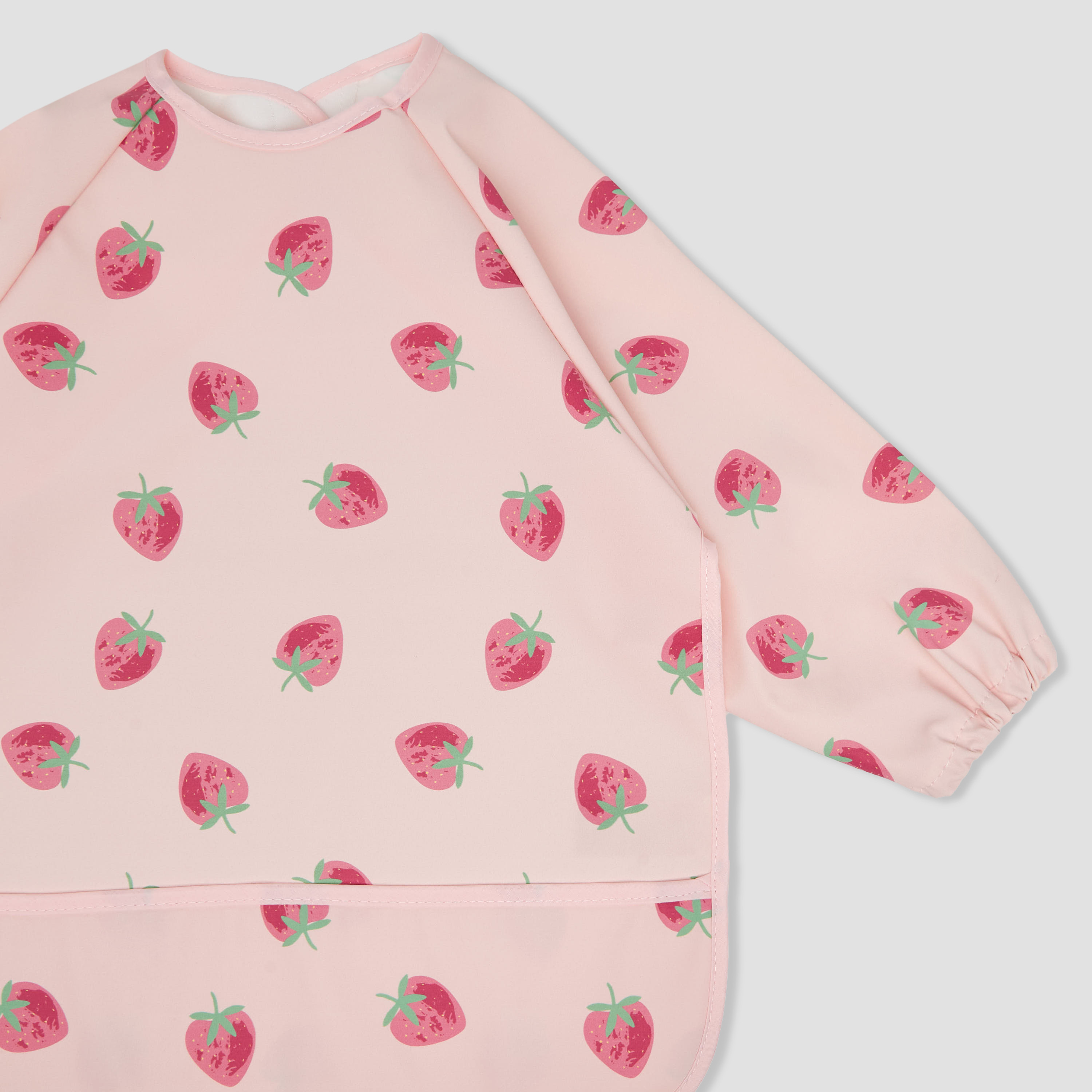 Juniors Baby Bib with Strawberry Print-baby-feeding-bibs-image-4