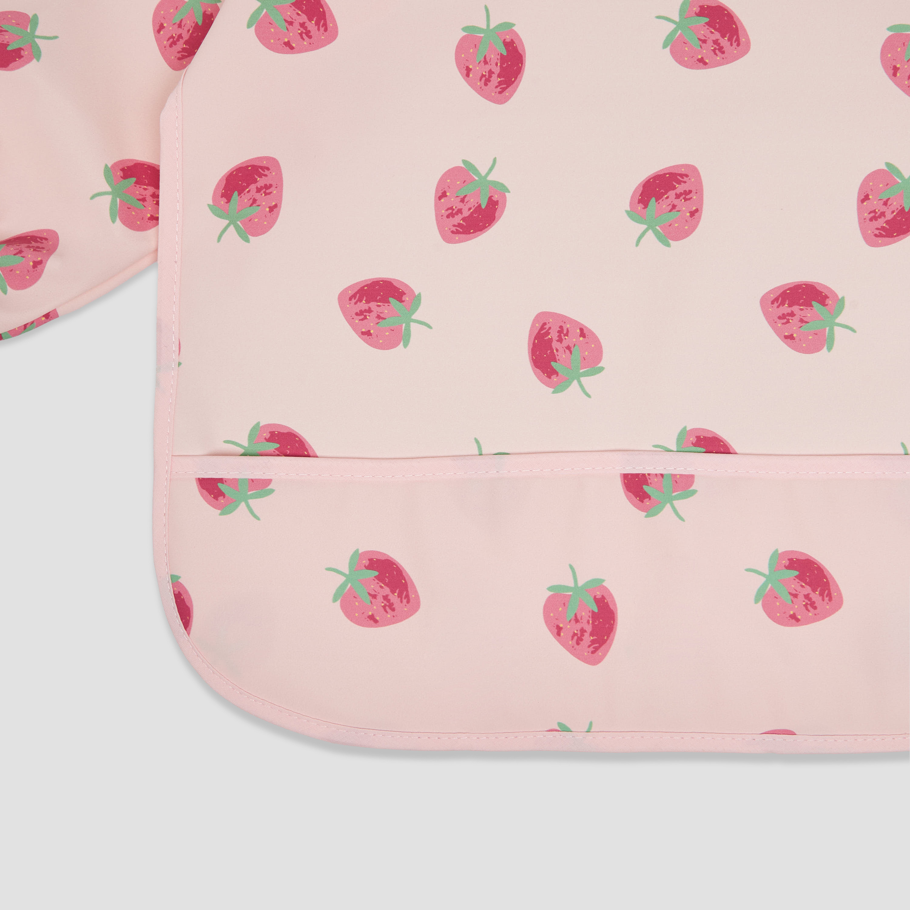 Juniors Baby Bib with Strawberry Print-baby-feeding-bibs-image-5