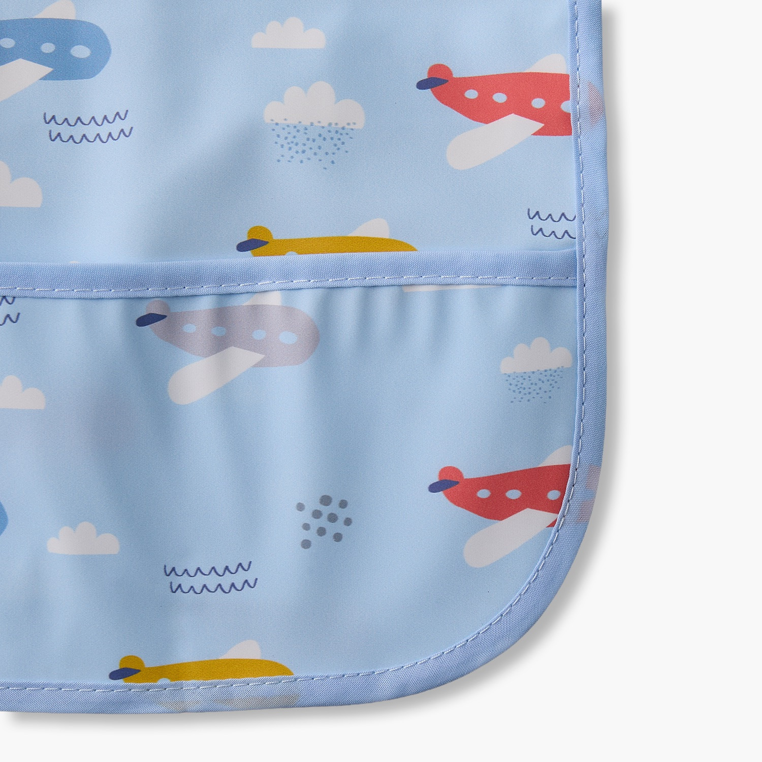 مريلة إطعام جونيورز بطبعة طائرة-baby-feeding-bibs-image-4