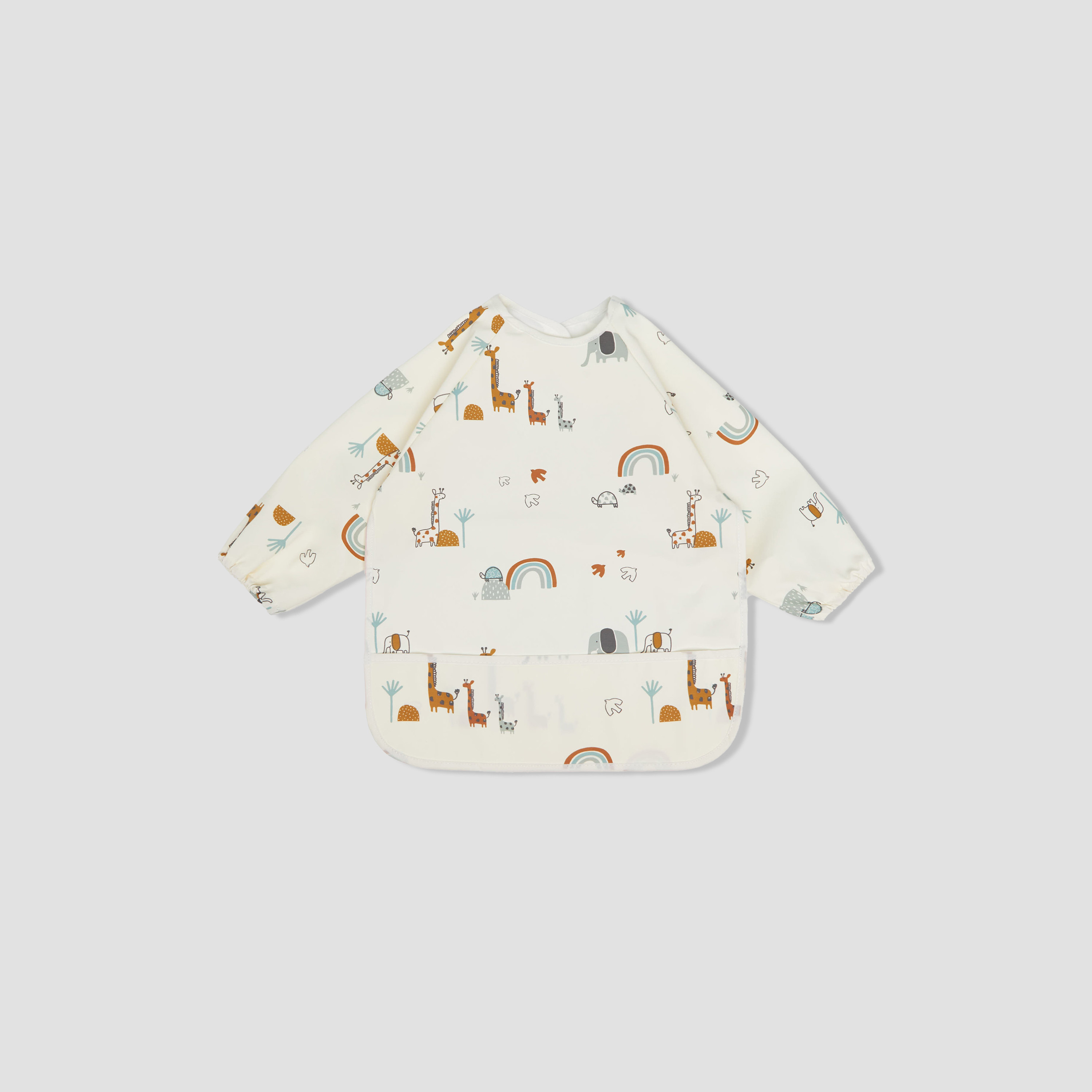 مريلة أطفال بشريط إغلاق لاصق من جونيورز-baby-feeding-bibs-image-6