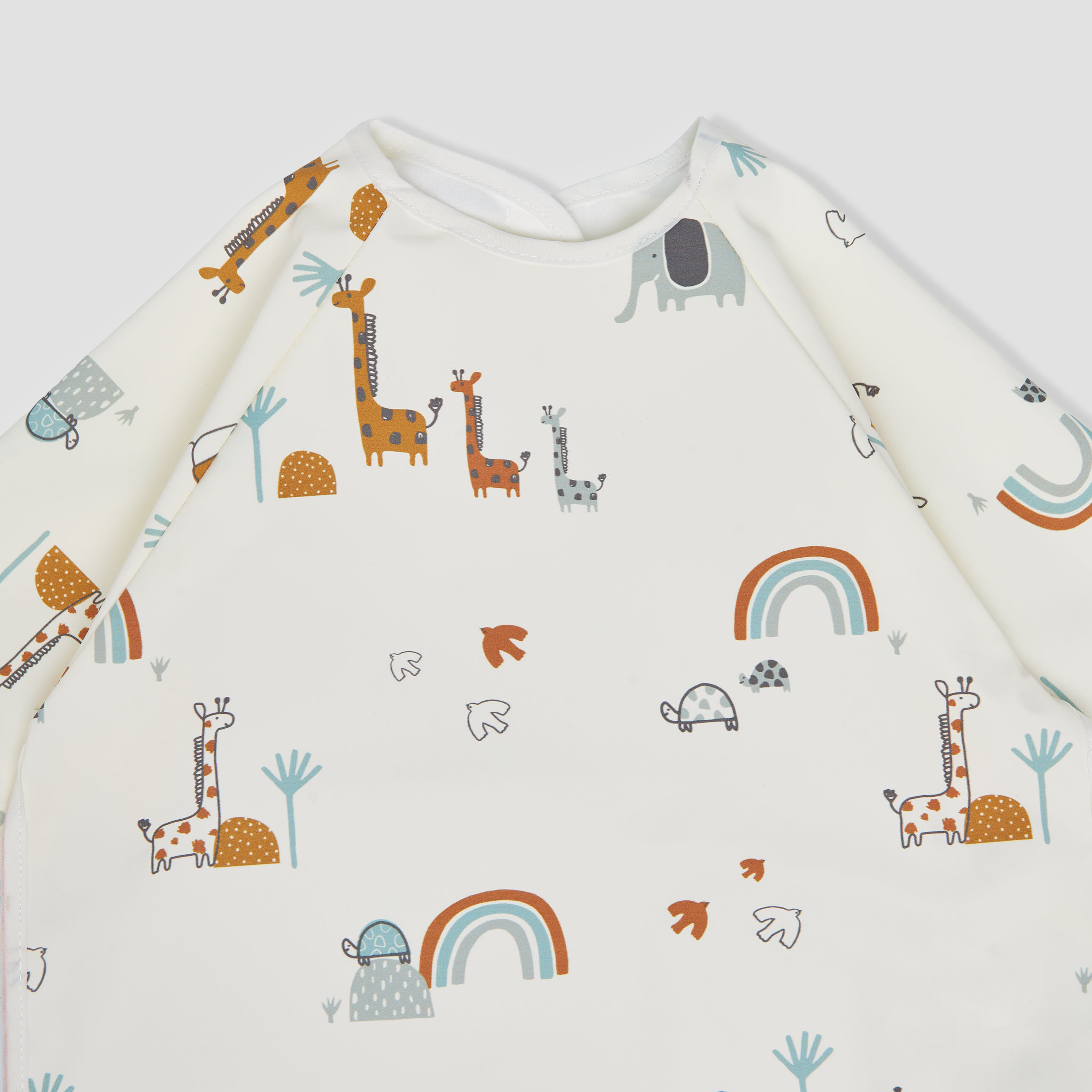 مريلة أطفال بشريط إغلاق لاصق من جونيورز-baby-feeding-bibs-image-4