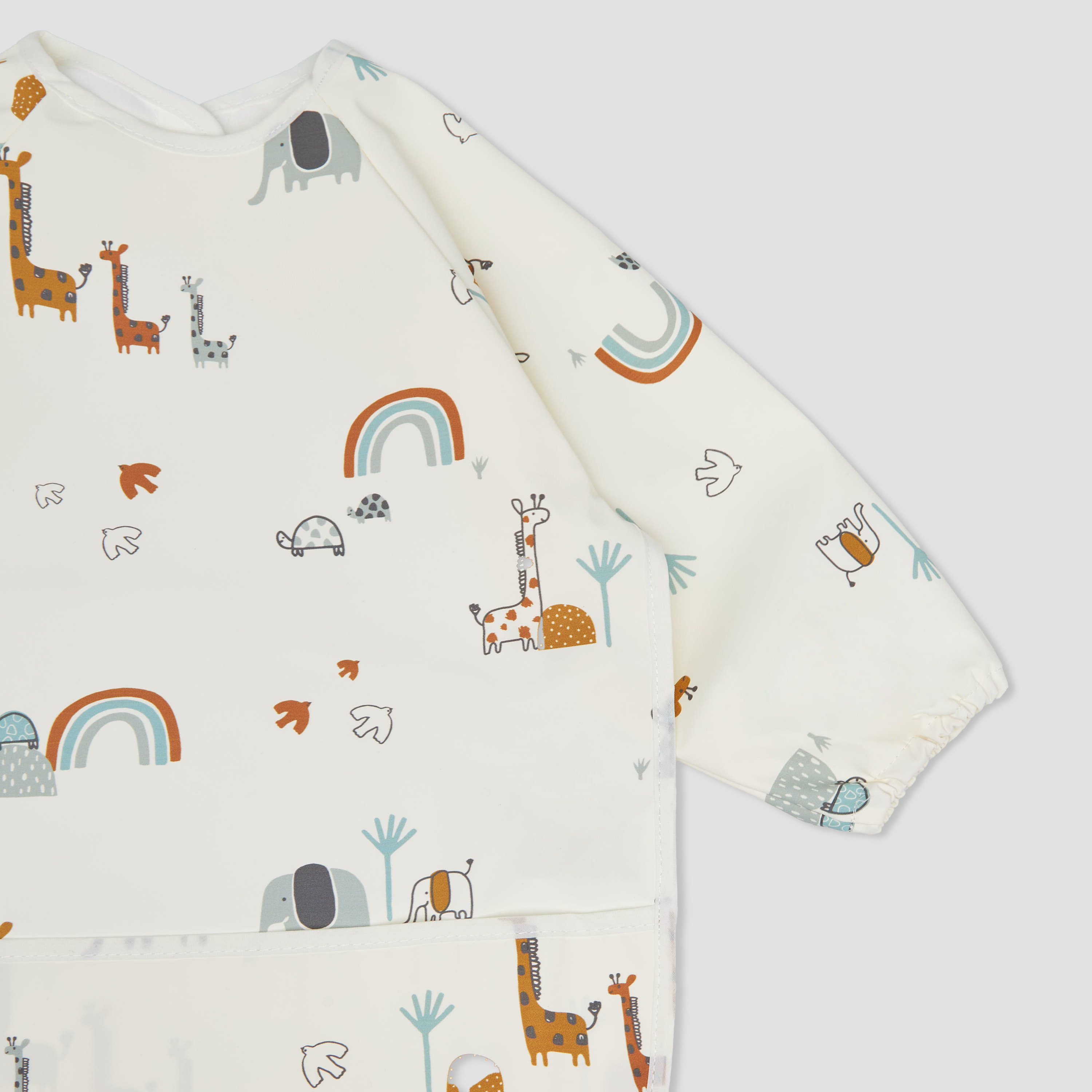 مريلة أطفال بشريط إغلاق لاصق من جونيورز-baby-feeding-bibs-image-3