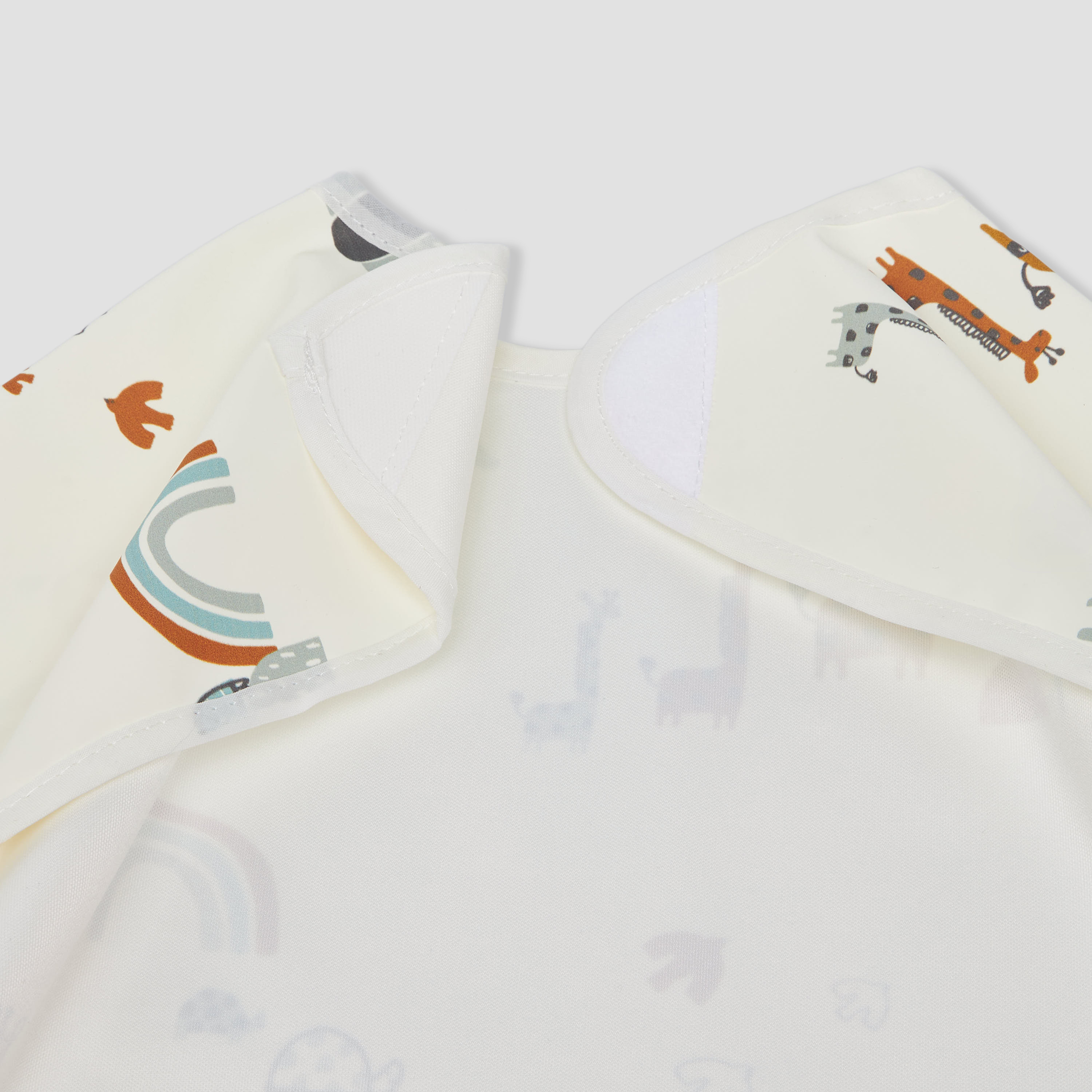 مريلة أطفال بشريط إغلاق لاصق من جونيورز-baby-feeding-bibs-image-1