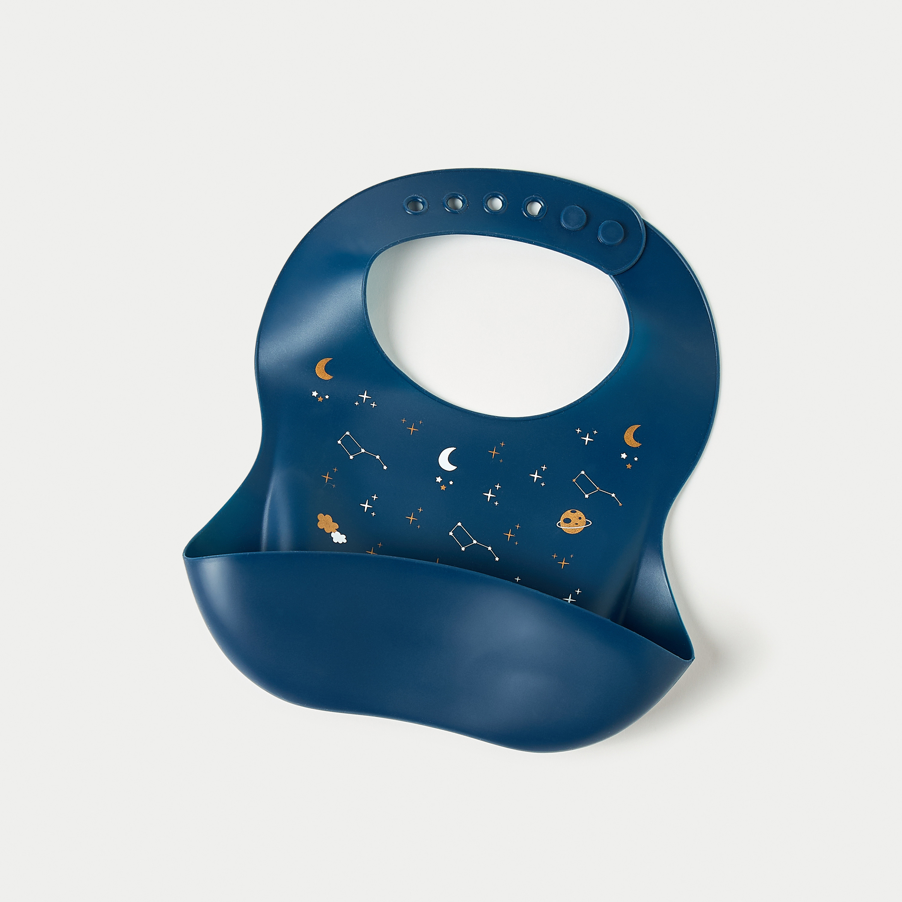 مرايل سيليكون بطبعات من جونيورز - طقم من قطعتين-baby-feeding-bibs-image-2