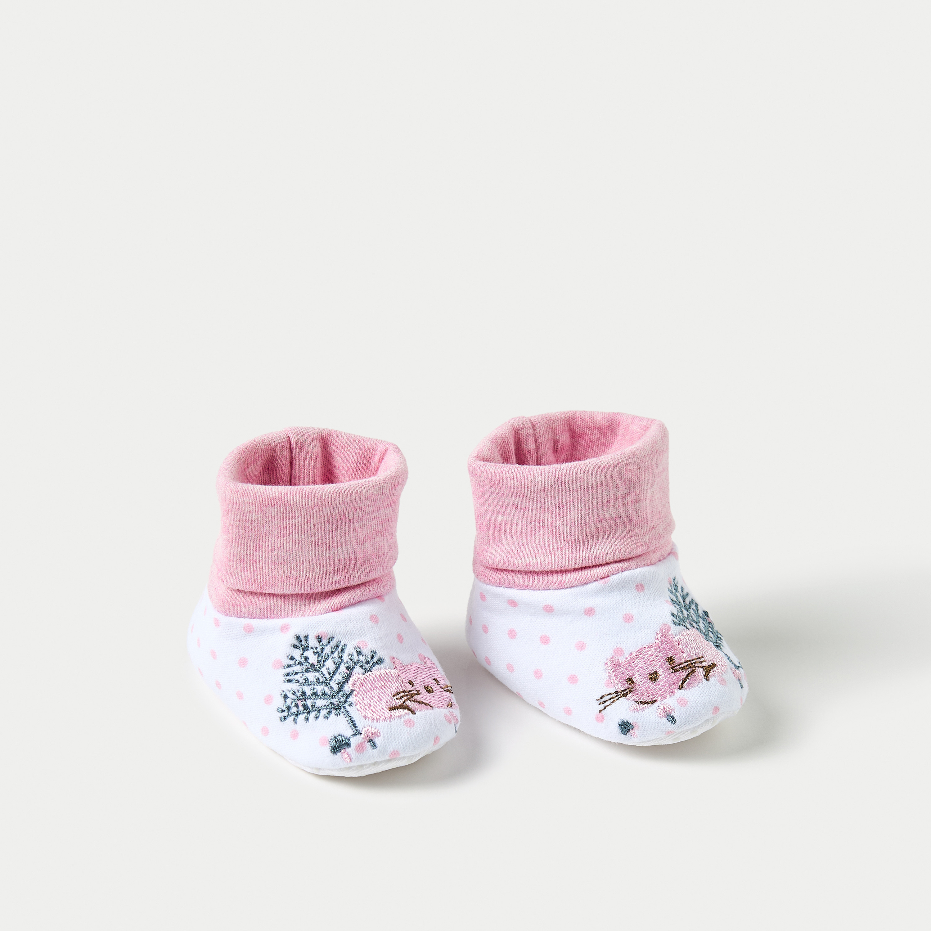 أبوات بطبعات من جونيورز - طقم 3 أزواج-baby-girls-shoes-booties-image-3
