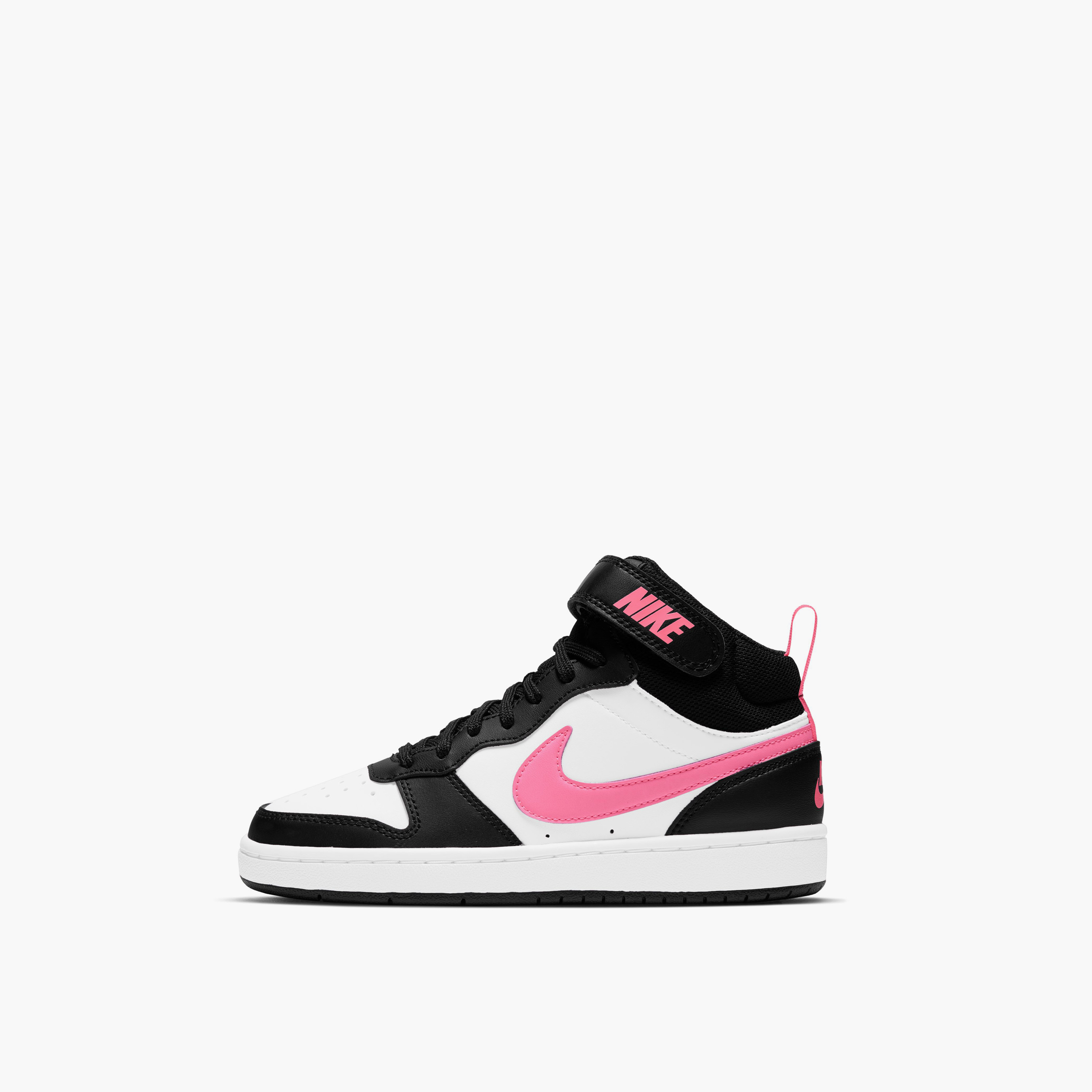 Nike Girls Court Borough Mid 2 Lace-Up Sneakers NKCD7782 | OE-girls-shoes-sneakers-image-1