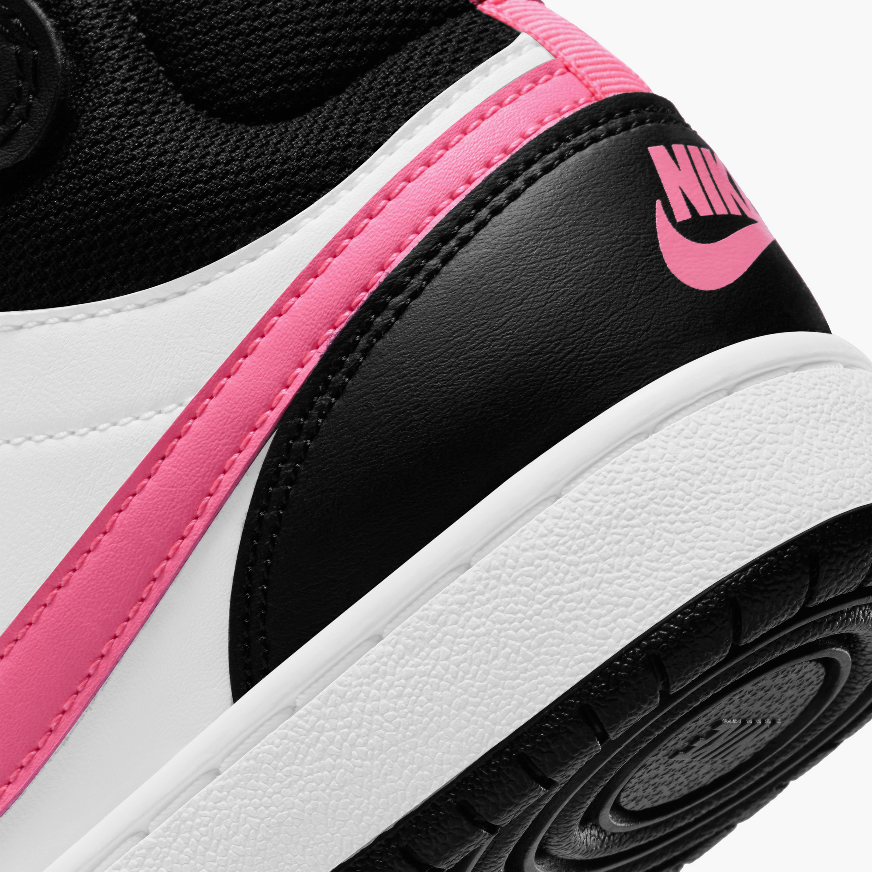 Nike Girls Court Borough Mid 2 Lace-Up Sneakers NKCD7782 | OE-girls-shoes-sneakers-image-9