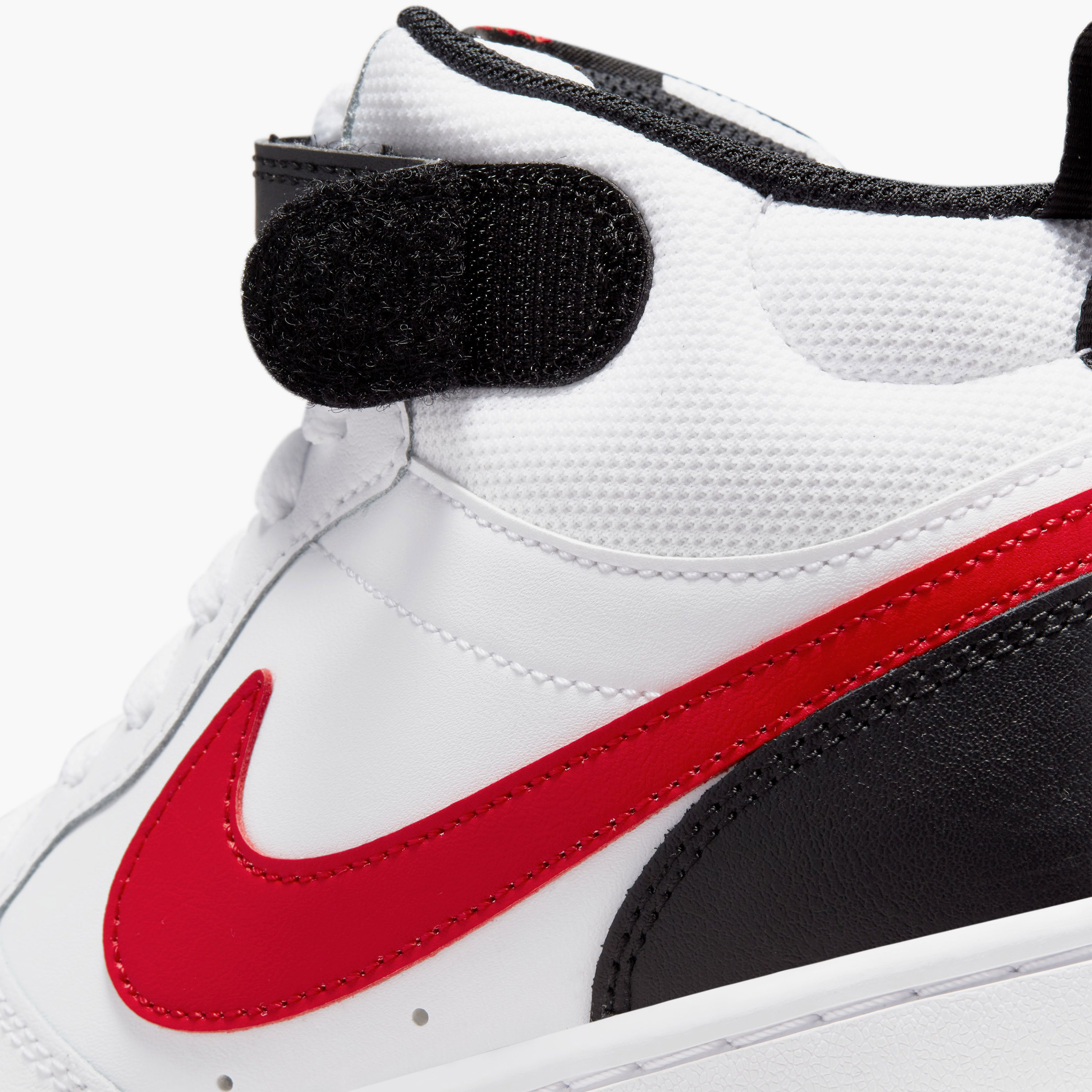 Nike Boys Court Borough Mid 2 Lace-Up Sneakers NKCD7782 | OE-sports-boys-shoes-image-10
