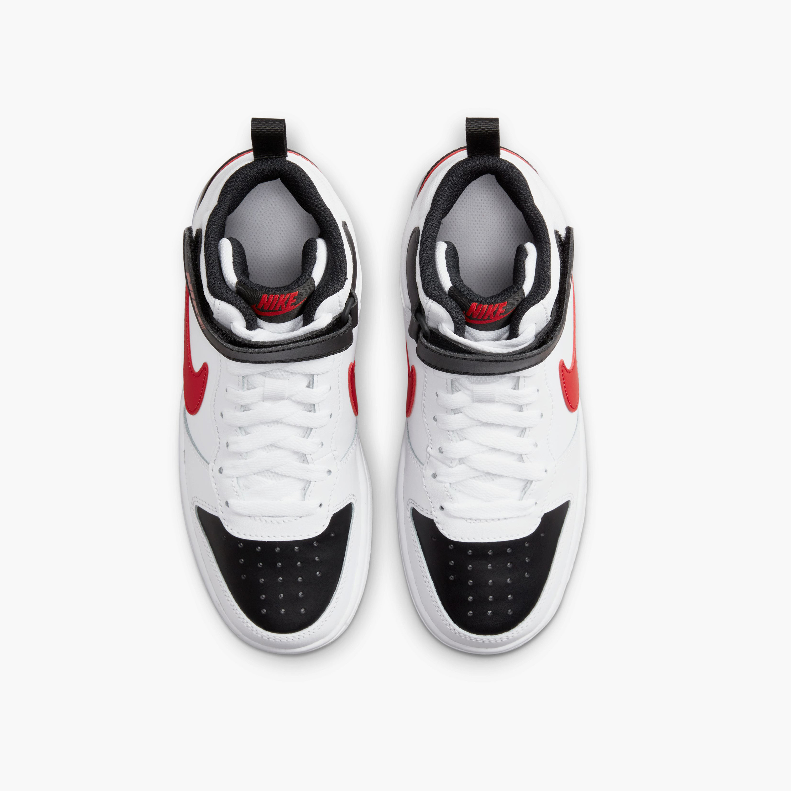 Nike Boys Court Borough Mid 2 Lace-Up Sneakers NKCD7782 | OE-sports-boys-shoes-image-5