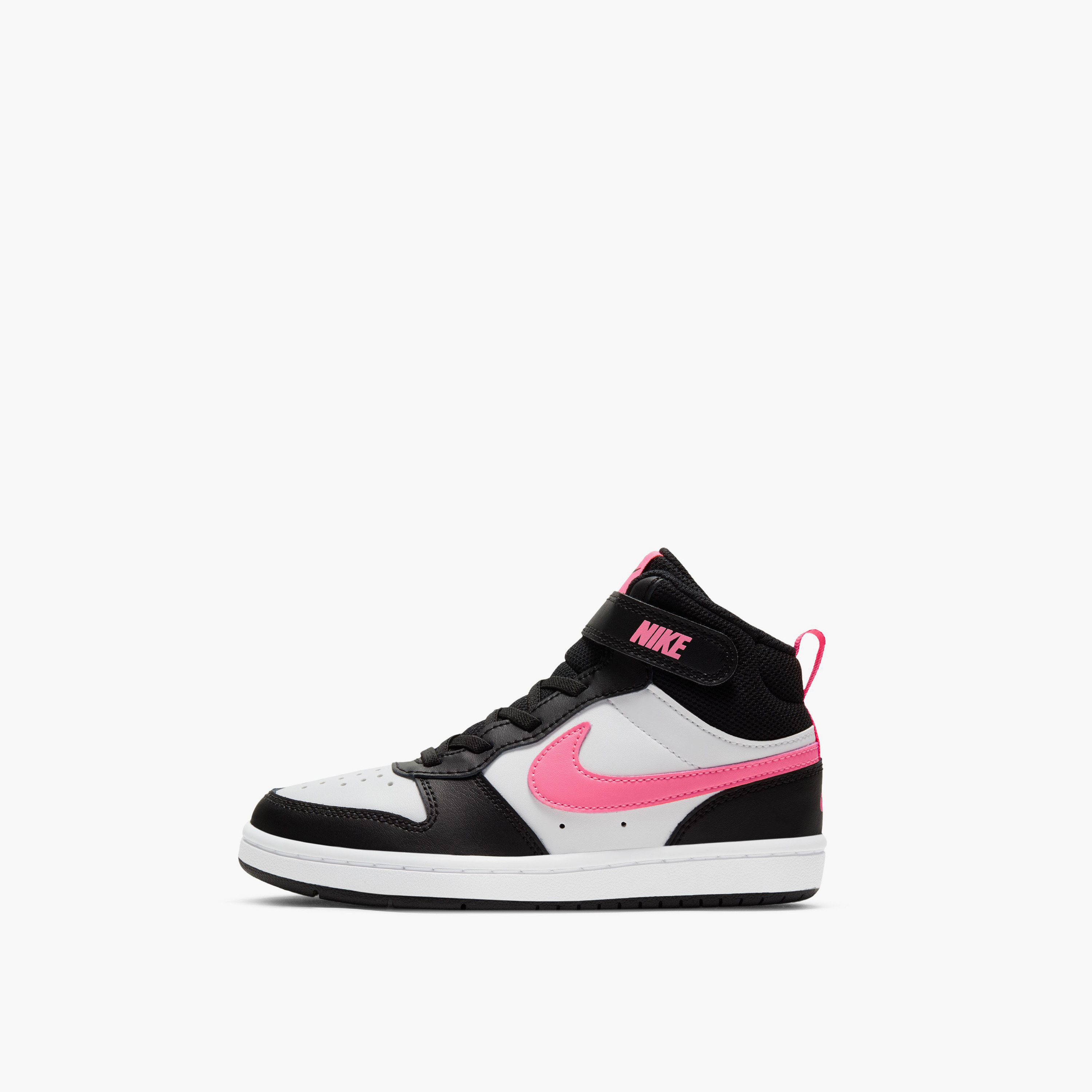 Nike Girls Court Borough Mid 2 Lace-Up Sneakers NKCD7783 | OE-girls-shoes-sneakers-image-1