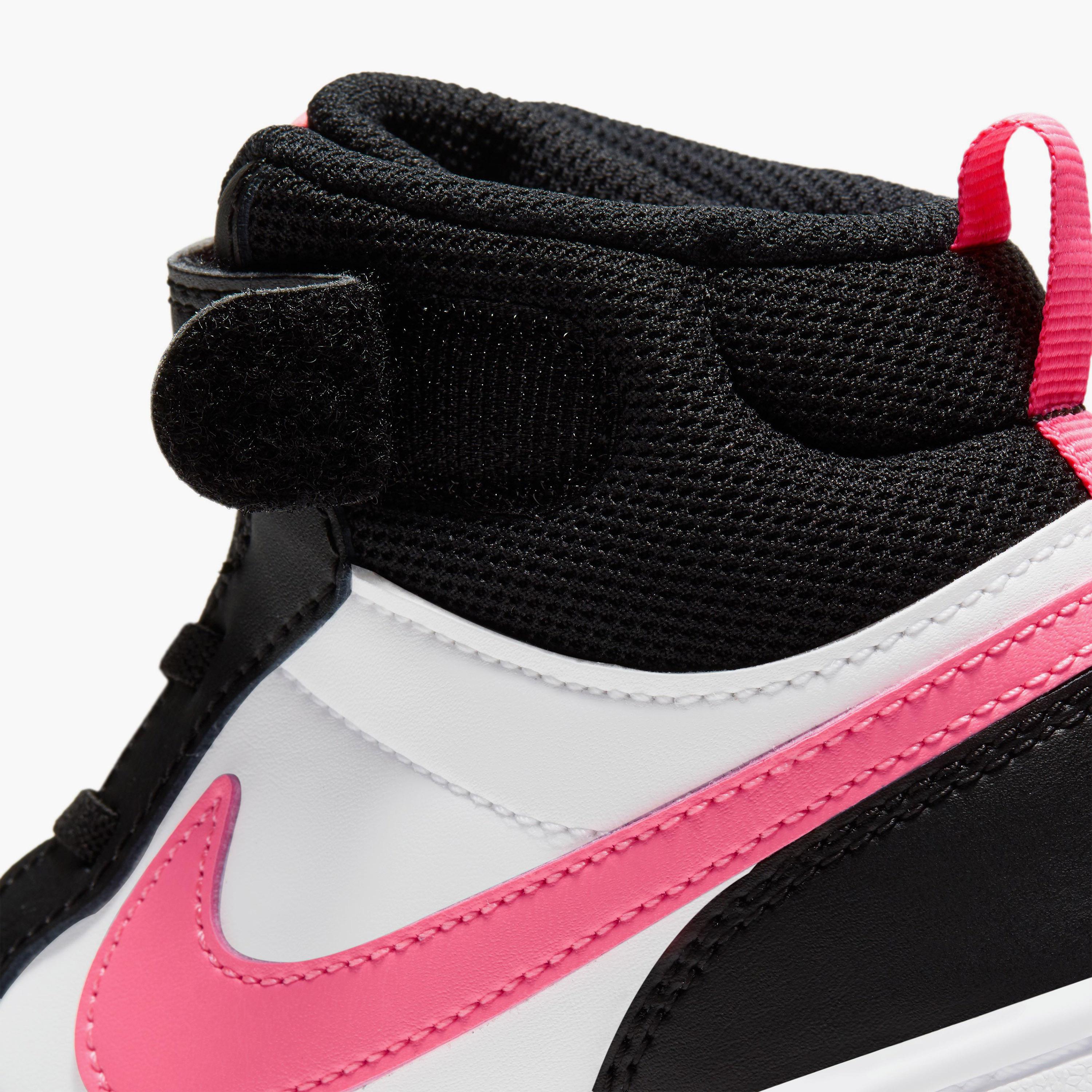 Nike Girls Court Borough Mid 2 Lace-Up Sneakers NKCD7783 | OE-girls-shoes-sneakers-image-10