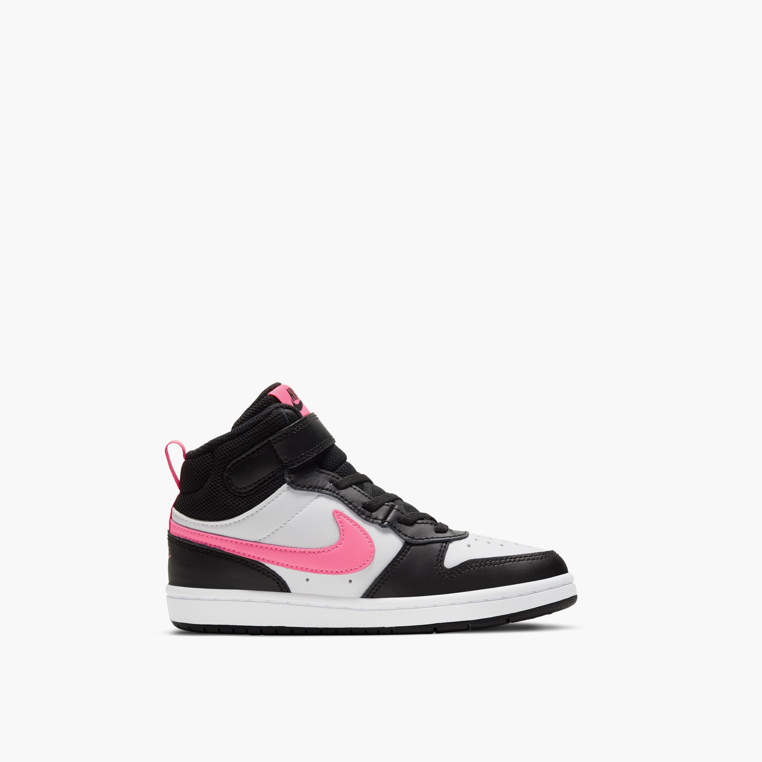 Nike Girls Court Borough Mid 2 Lace-Up Sneakers NKCD7783 | OE-girls-shoes-sneakers-image-4