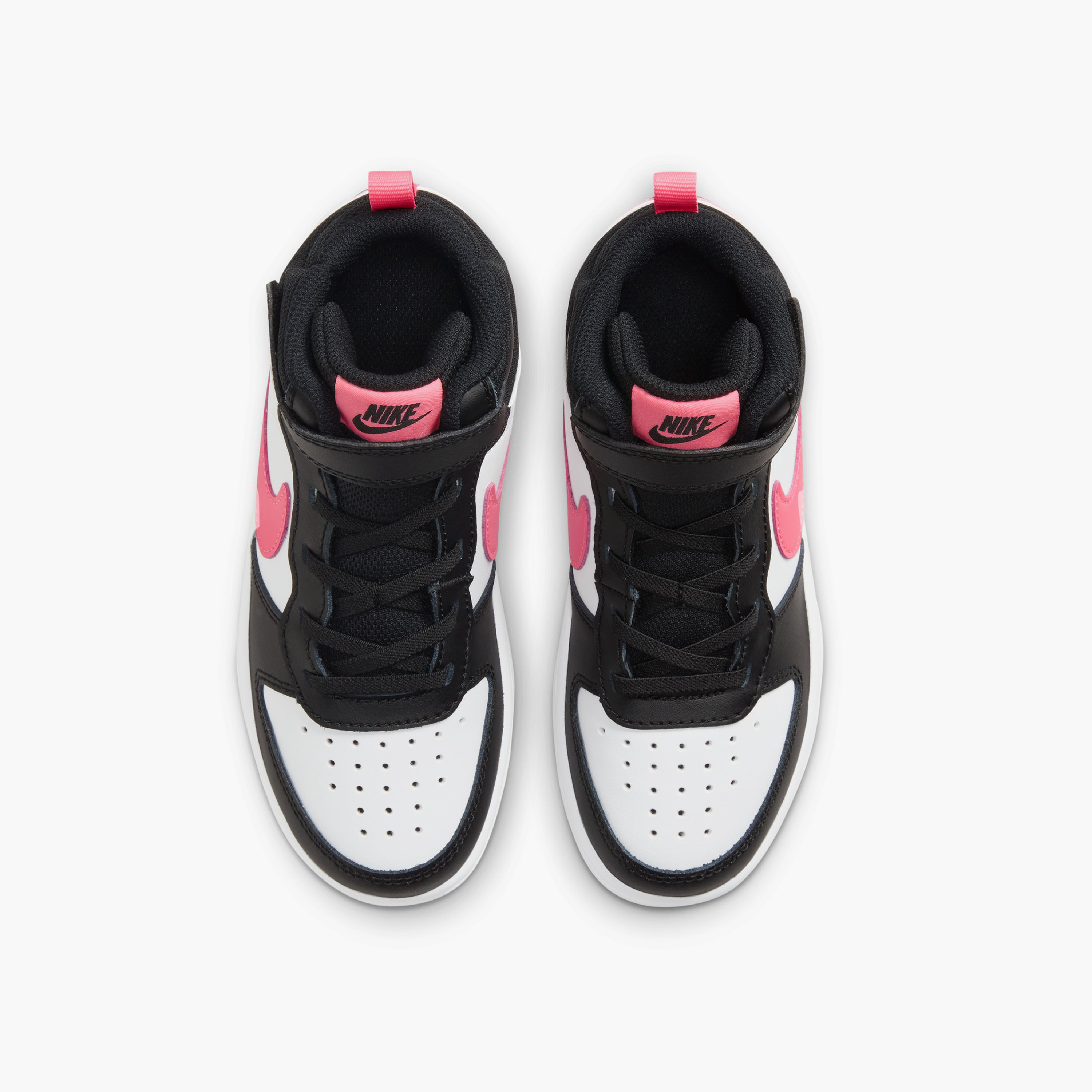 Nike Girls Court Borough Mid 2 Lace-Up Sneakers NKCD7783 | OE-girls-shoes-sneakers-image-5