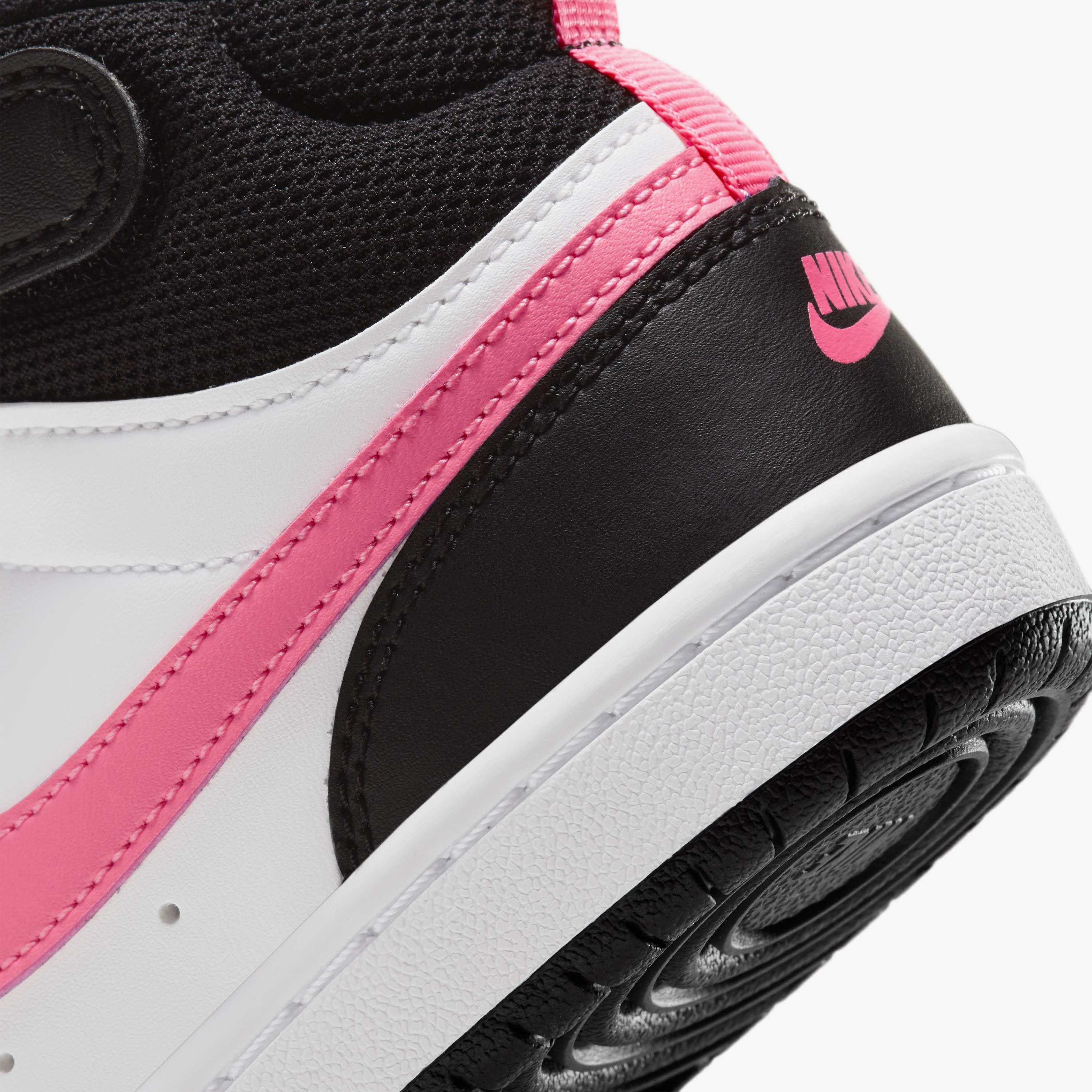 Nike Girls Court Borough Mid 2 Lace-Up Sneakers NKCD7783 | OE-girls-shoes-sneakers-image-9