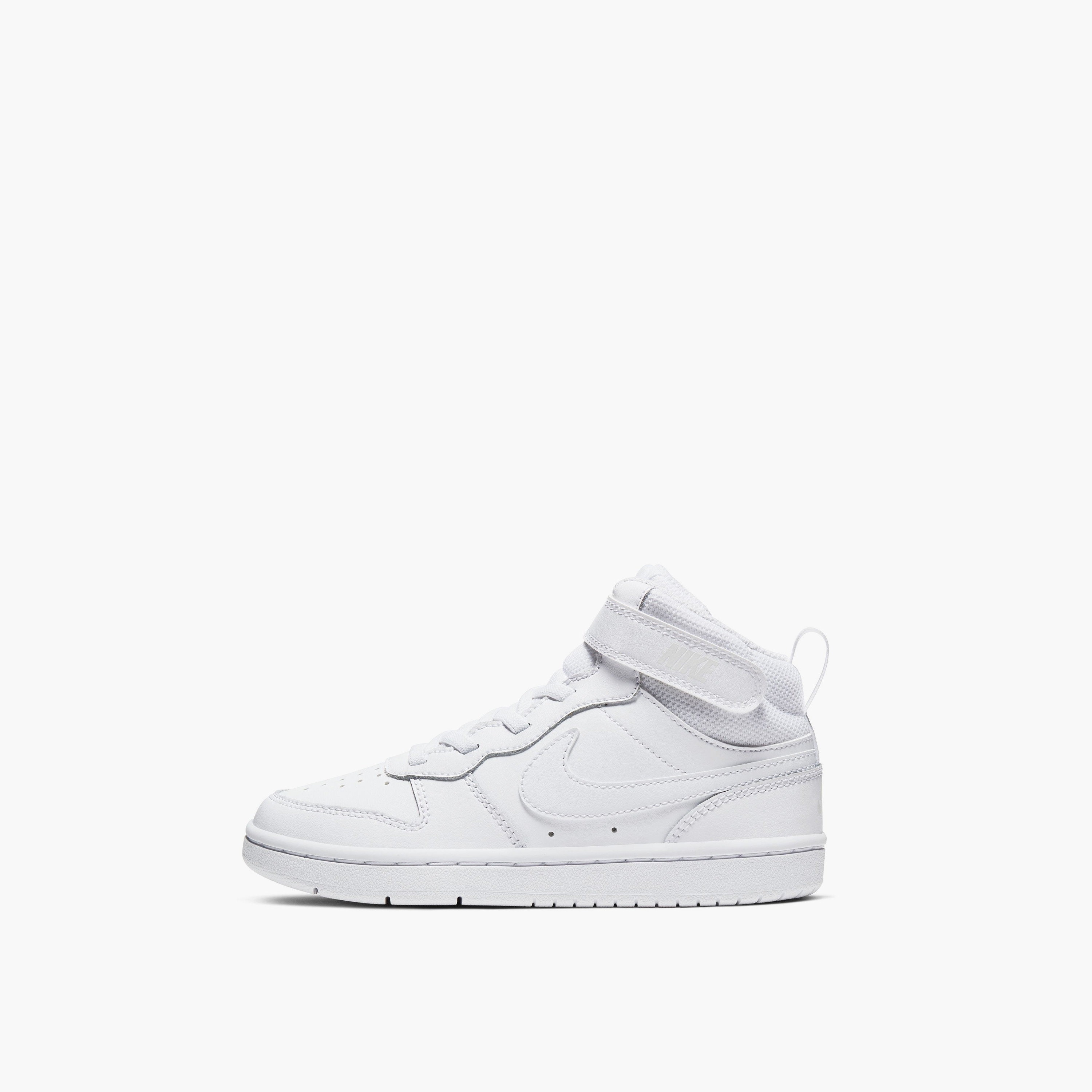 Nike Boys Court Borough Mid 2 Lace-Up Sneakers NKCD7783 | OE-sports-boys-shoes-image-1