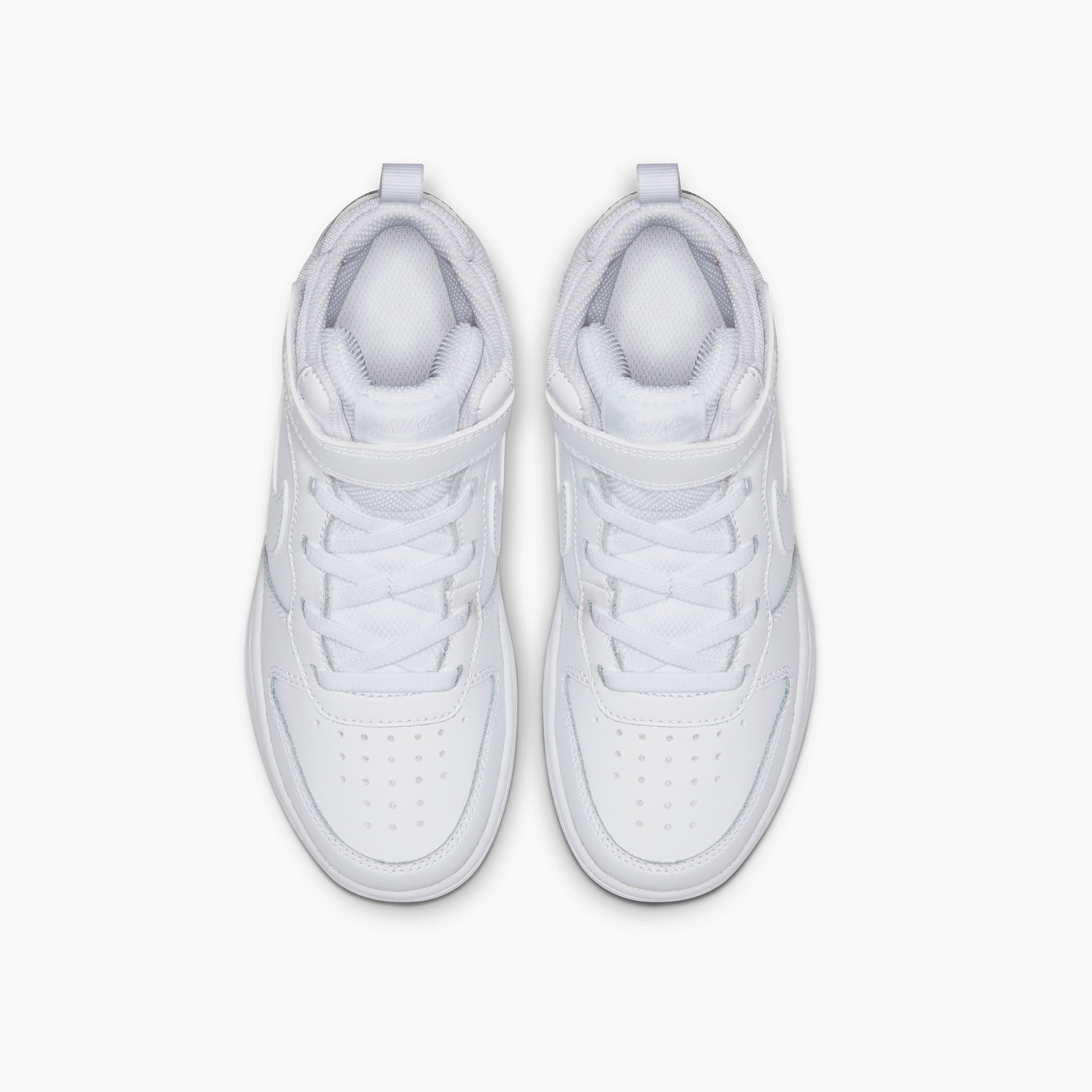 Nike Boys Court Borough Mid 2 Lace-Up Sneakers NKCD7783 | OE-sports-boys-shoes-image-3