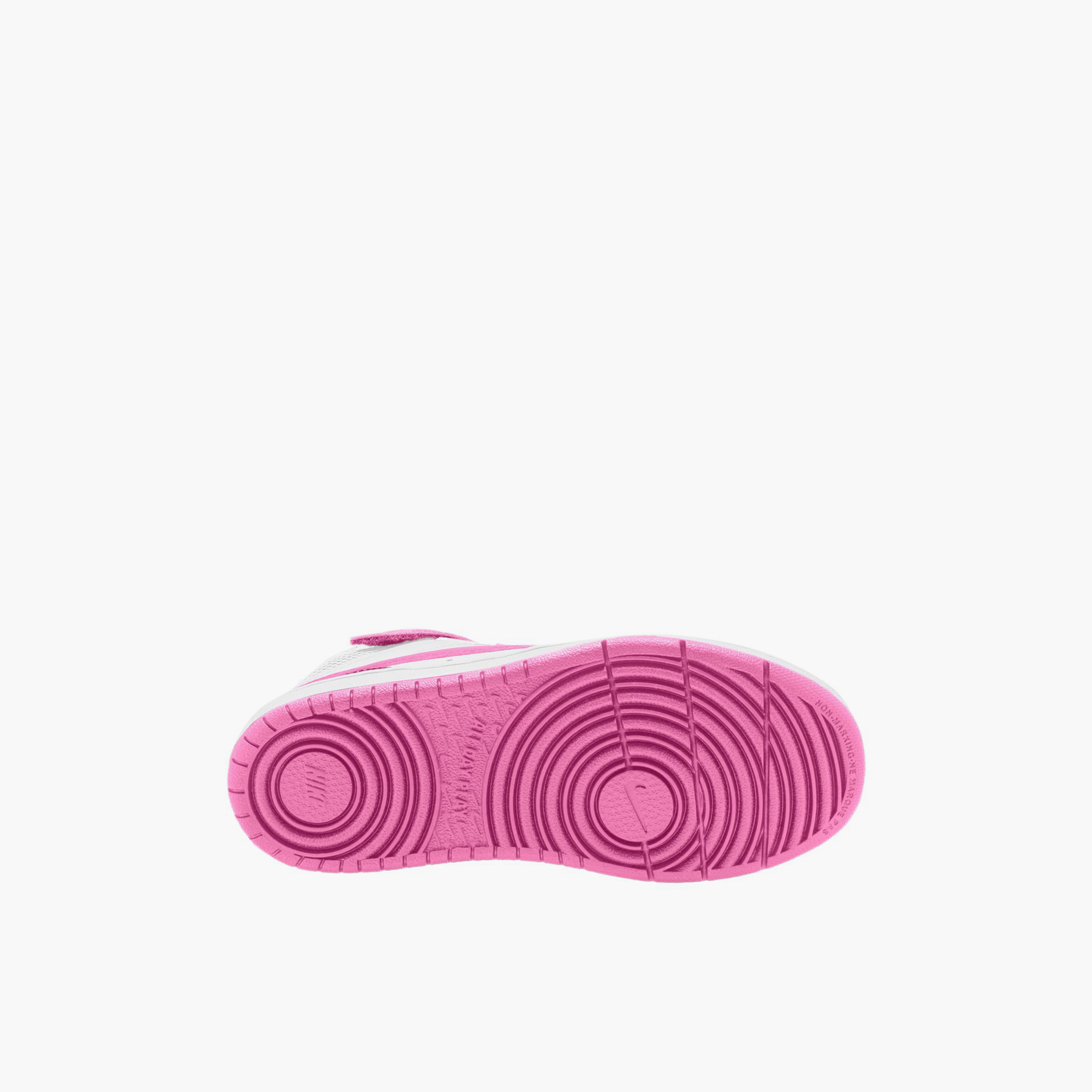 Nike Girls' COURT BOROUGH MID 2V Hook & Loop Mid Cut Sneakers-baby-girls-shoes-closedshoes-image-3