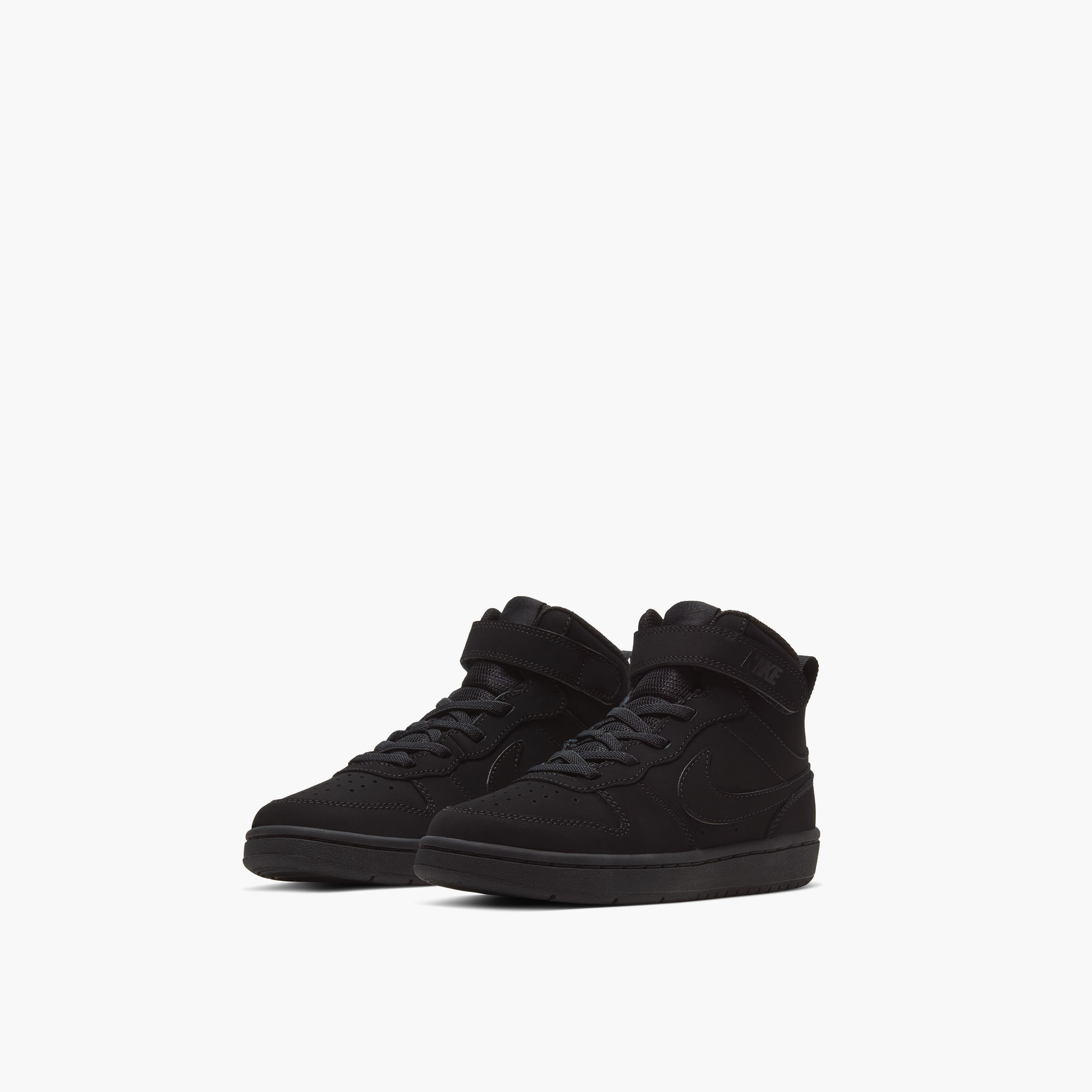 Nike Kids Court Borough Mid Hook & Loop Sneakers-girls-shoes-sneakers-image-3