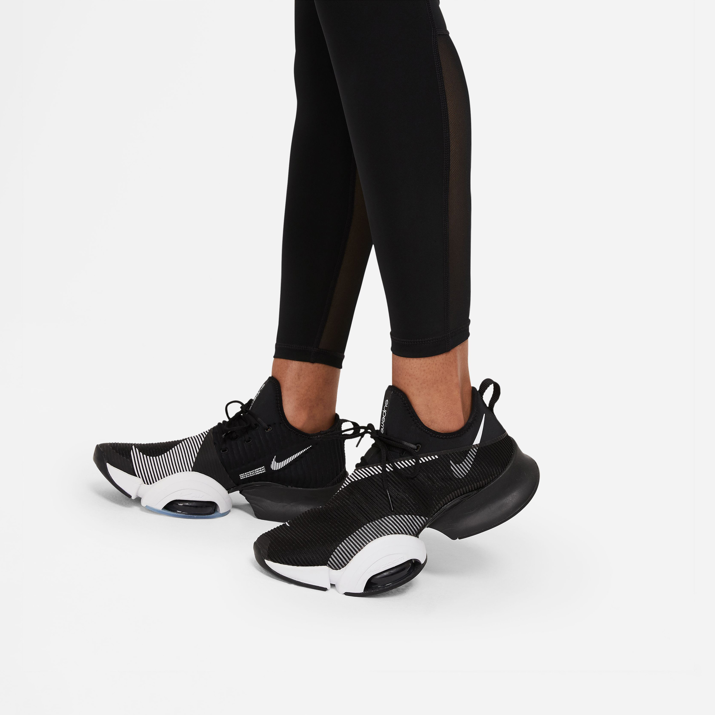 Nike Women's Pro Mid-Rise Mesh-Paneled Leggings NKCZ9779 | OE-women-clothing-bottoms-leggings-image-6