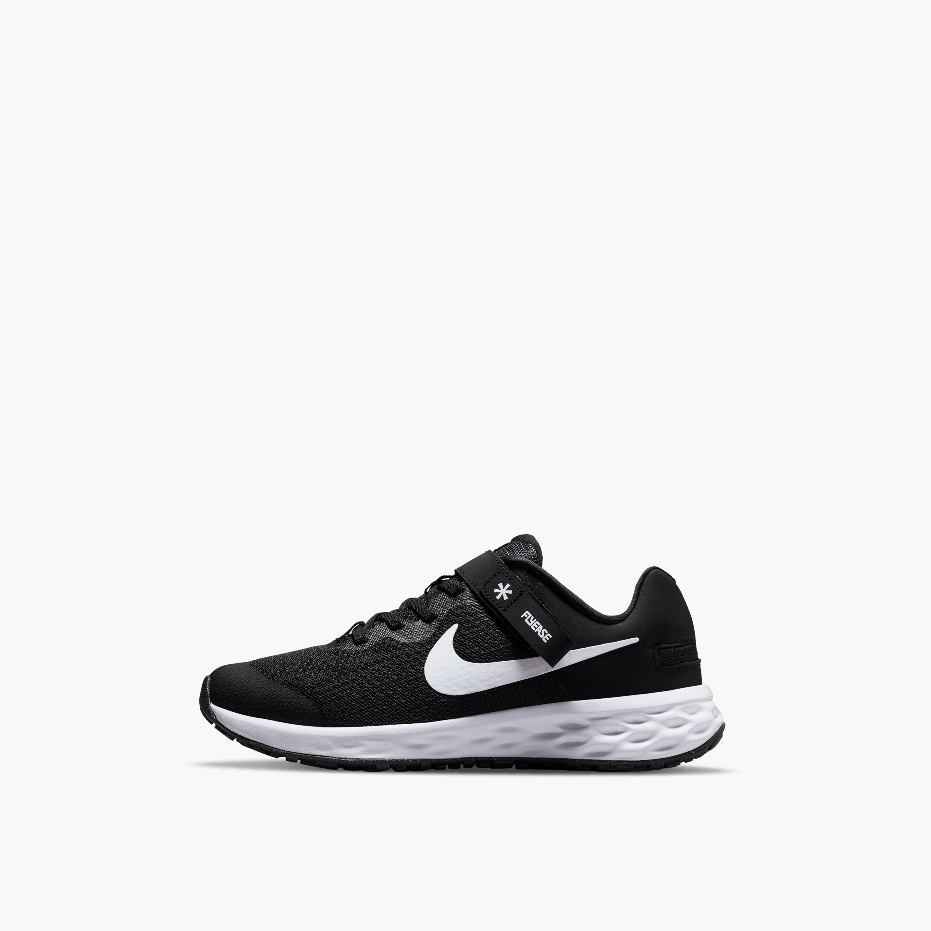 حذاء الجري نايكي ريفلولوشن 6 فلاي ايز بحزام لاصق للأطفال DD1113 | OE-girls-shoes-sports-image-1