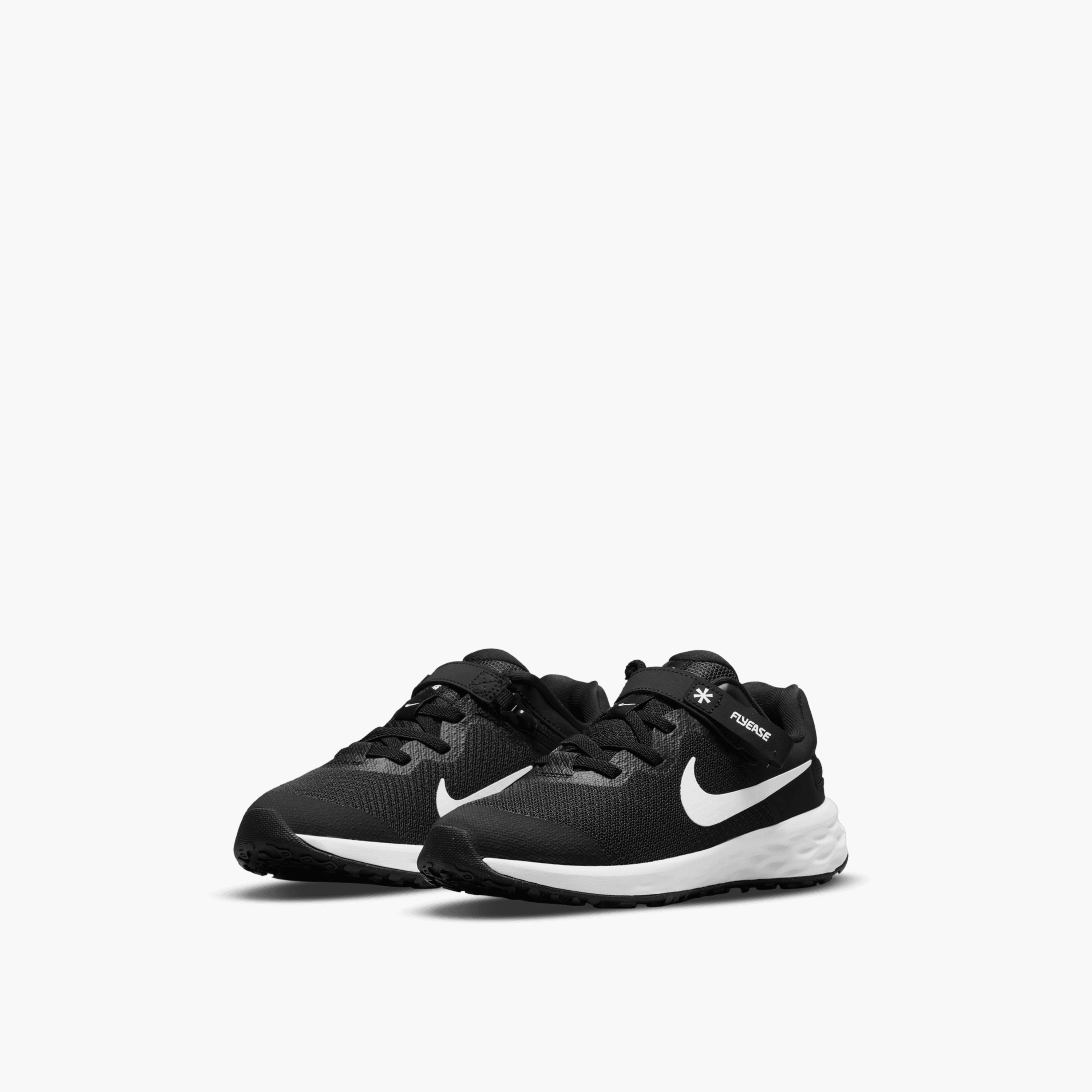 Nike Kids Nike Revolution 6 Flyease Psv Hook & Loop Cushioned Sole Running Shoes-girls-shoes-sneakers-image-3