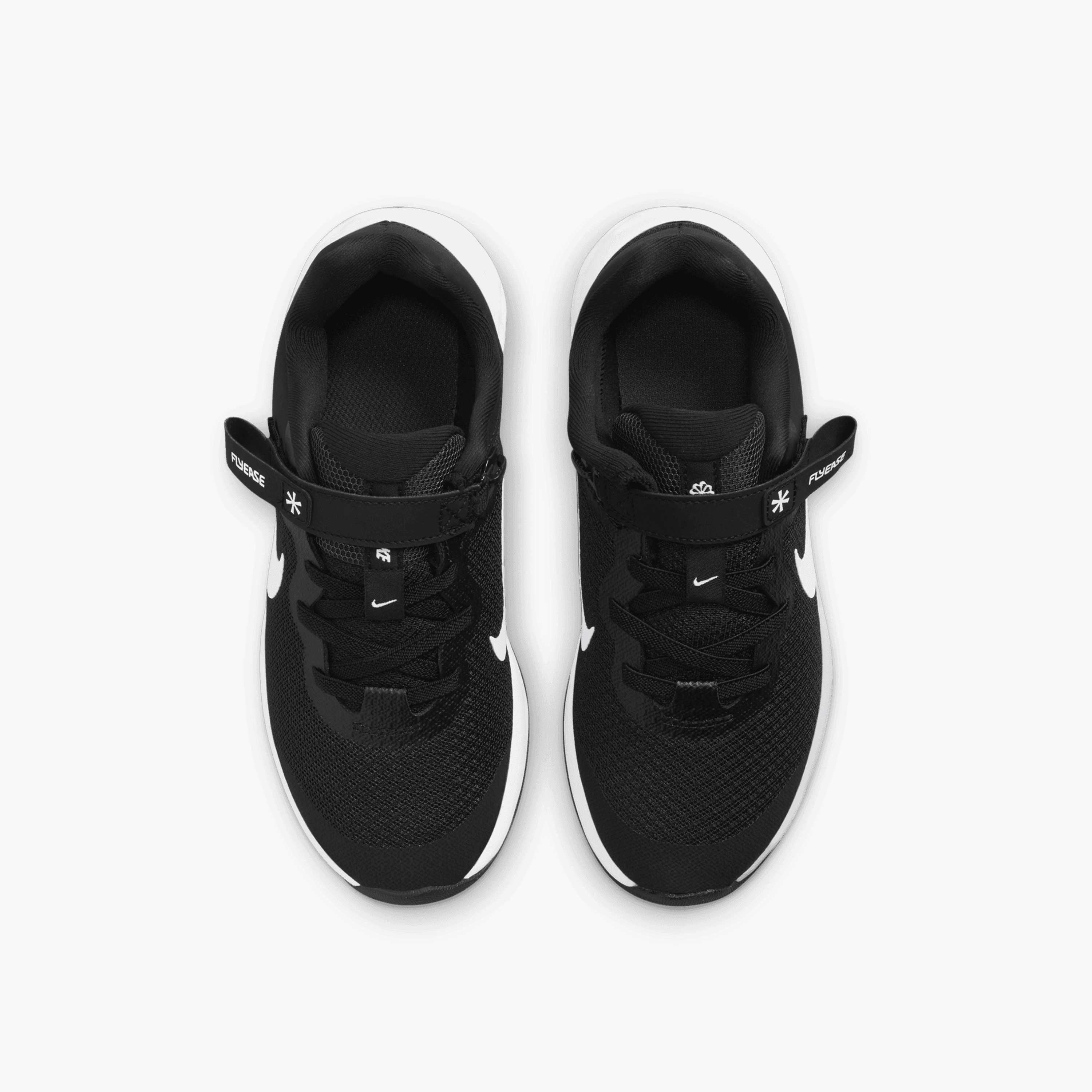 Nike Kids Nike Revolution 6 Flyease Psv Hook & Loop Cushioned Sole Running Shoes-girls-shoes-sneakers-image-4