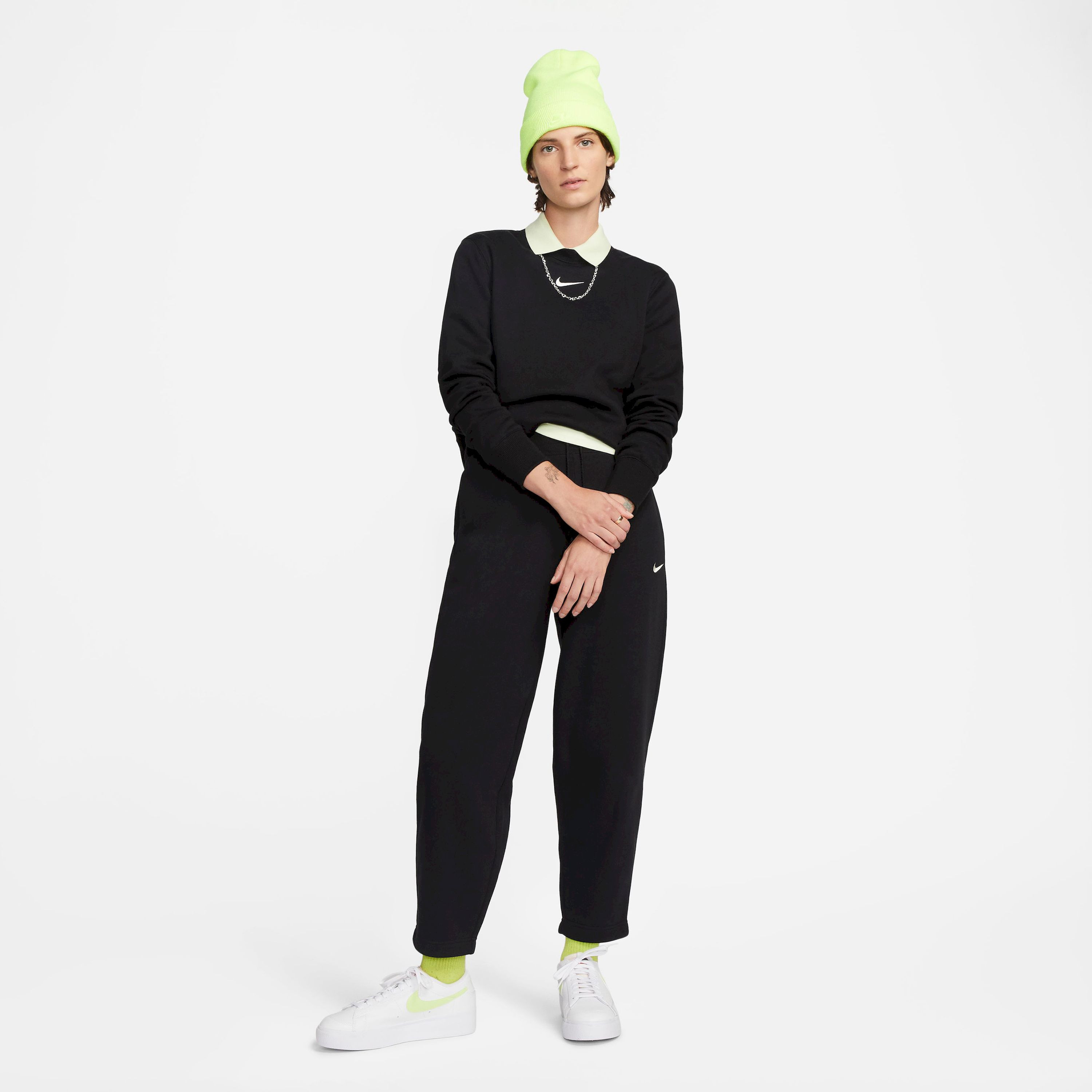 نايكي- سويت شيرت رياضي نسائي من فينيكس فليس بياقة دائرية NKDQ5751 | OE-women-clothing-hoodiesandsweatshirts-sweatshirts-image-15