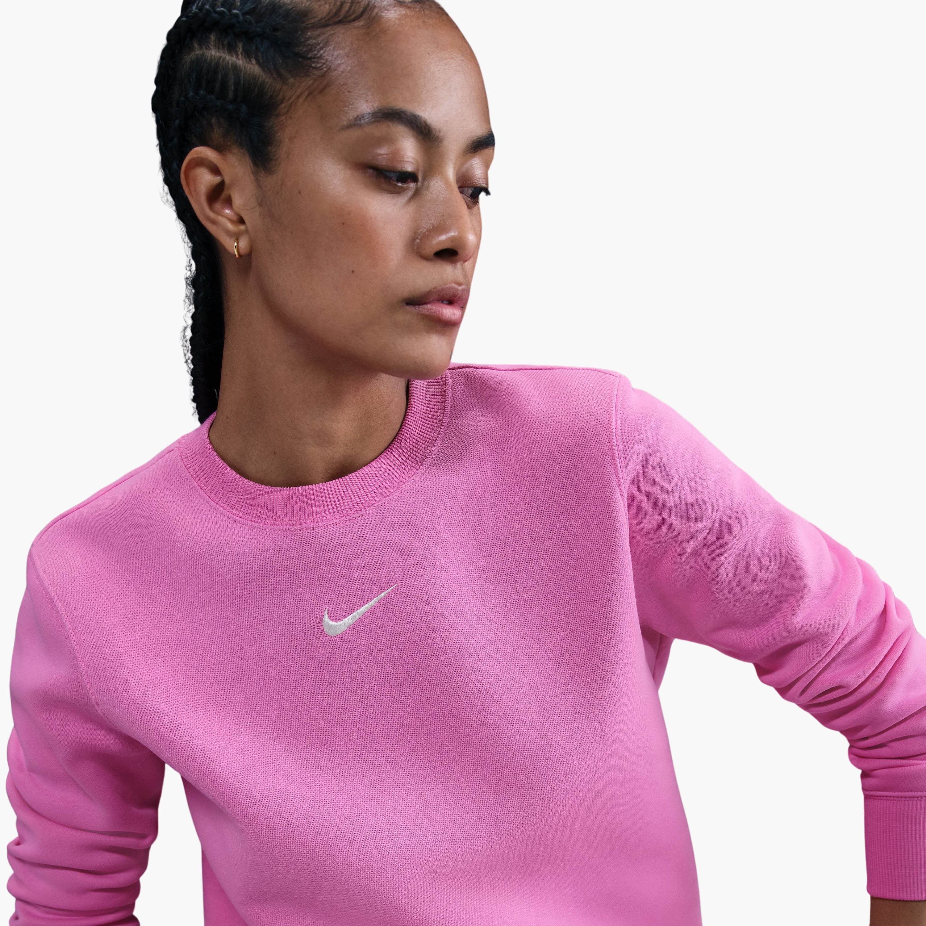 نايكي- سويت شيرت رياضي نسائي من فينيكس فليس بياقة دائرية NKDQ5751 | OE-women-clothing-hoodiesandsweatshirts-sweatshirts-image-6
