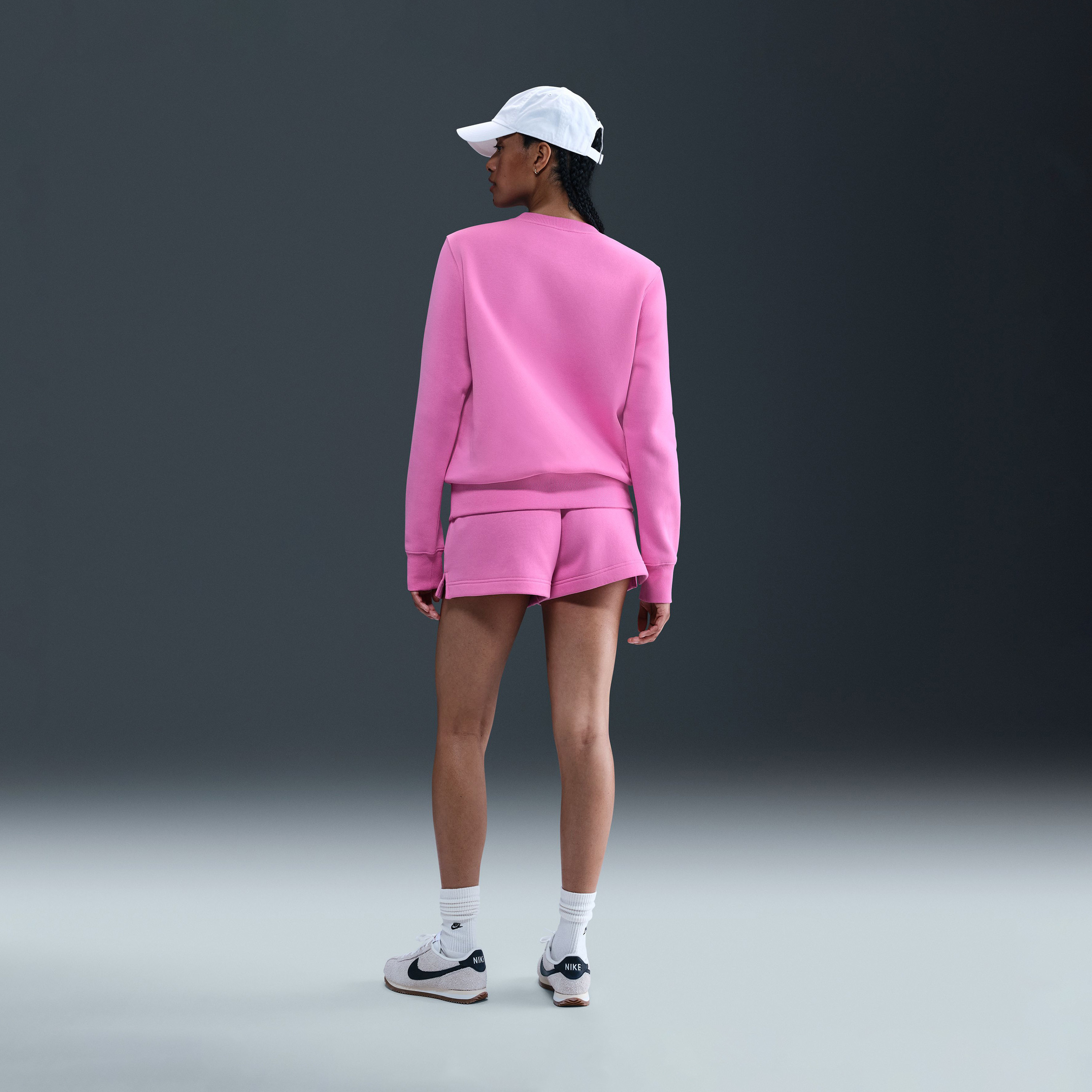 نايكي- سويت شيرت رياضي نسائي من فينيكس فليس بياقة دائرية NKDQ5751 | OE-women-clothing-hoodiesandsweatshirts-sweatshirts-image-8