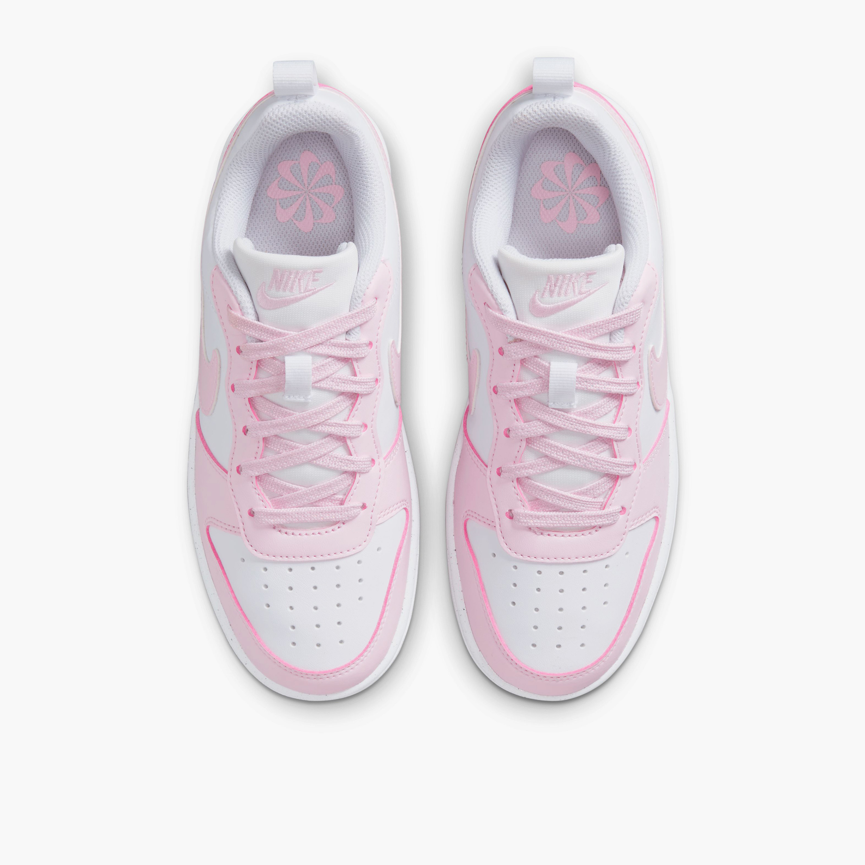 Nike Boys' Court Borough Low Recraft Lace-Up Sneakers DV5456 | OE-sports-boys-shoes-image-4