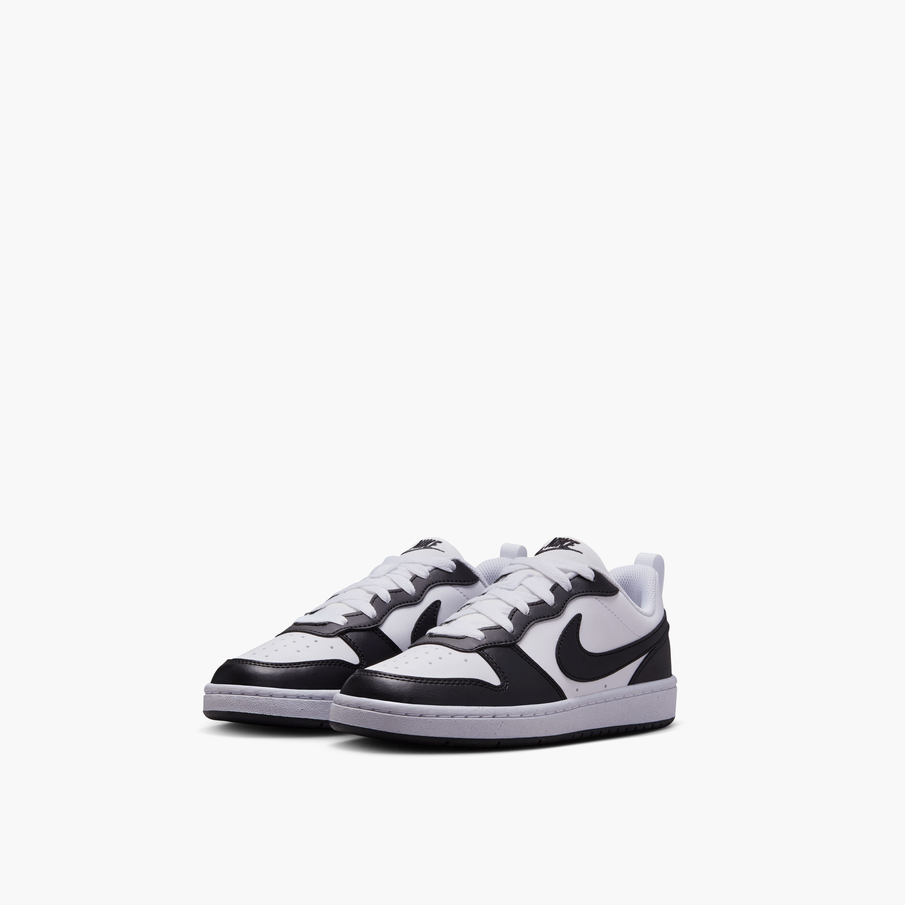 Nike Boys Court Borough Low Recraft Lace-Up Sneakers NKDV5456 | OE-sports-boys-shoes-image-3