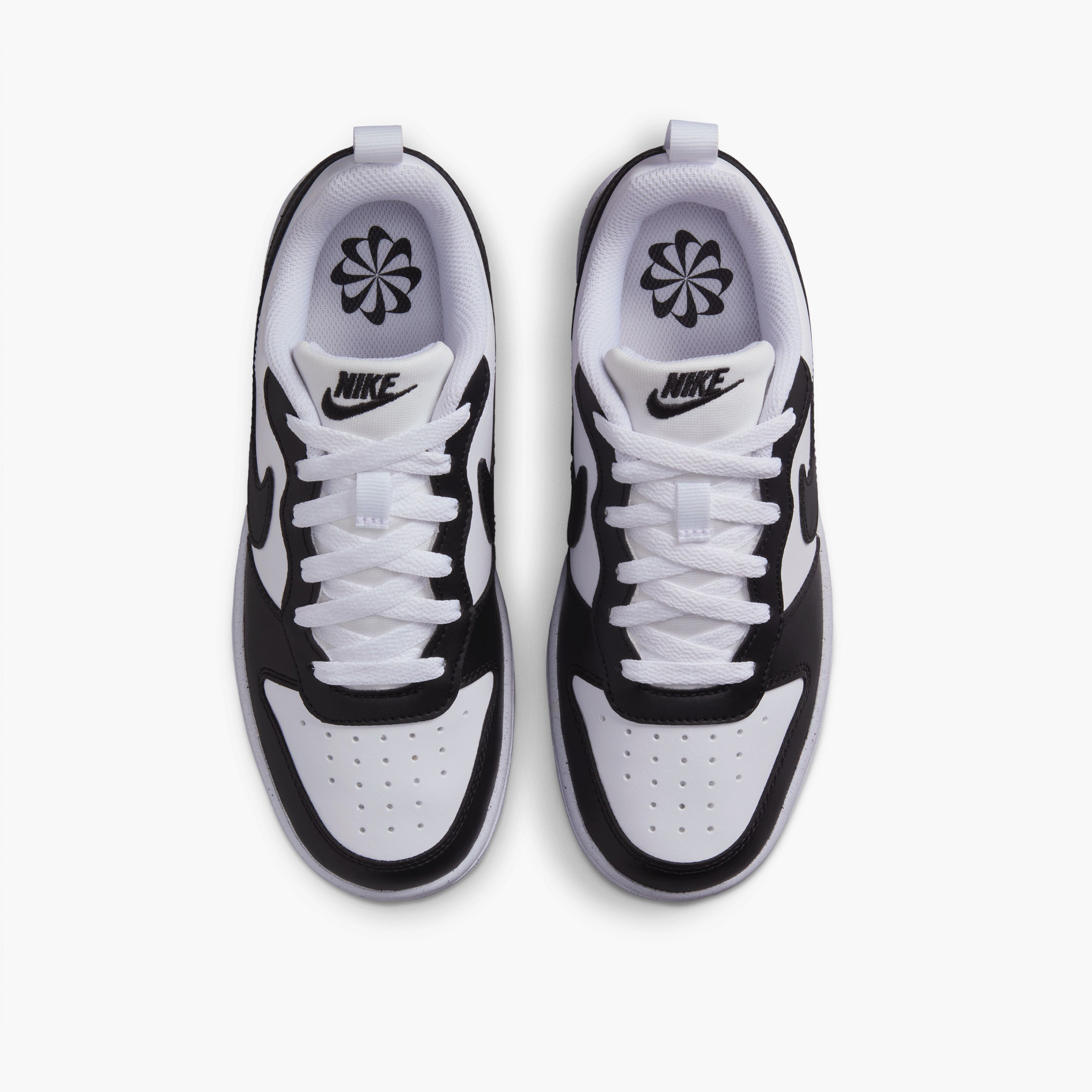 Nike Boys Court Borough Low Recraft Lace-Up Sneakers NKDV5456 | OE-sports-boys-shoes-image-5