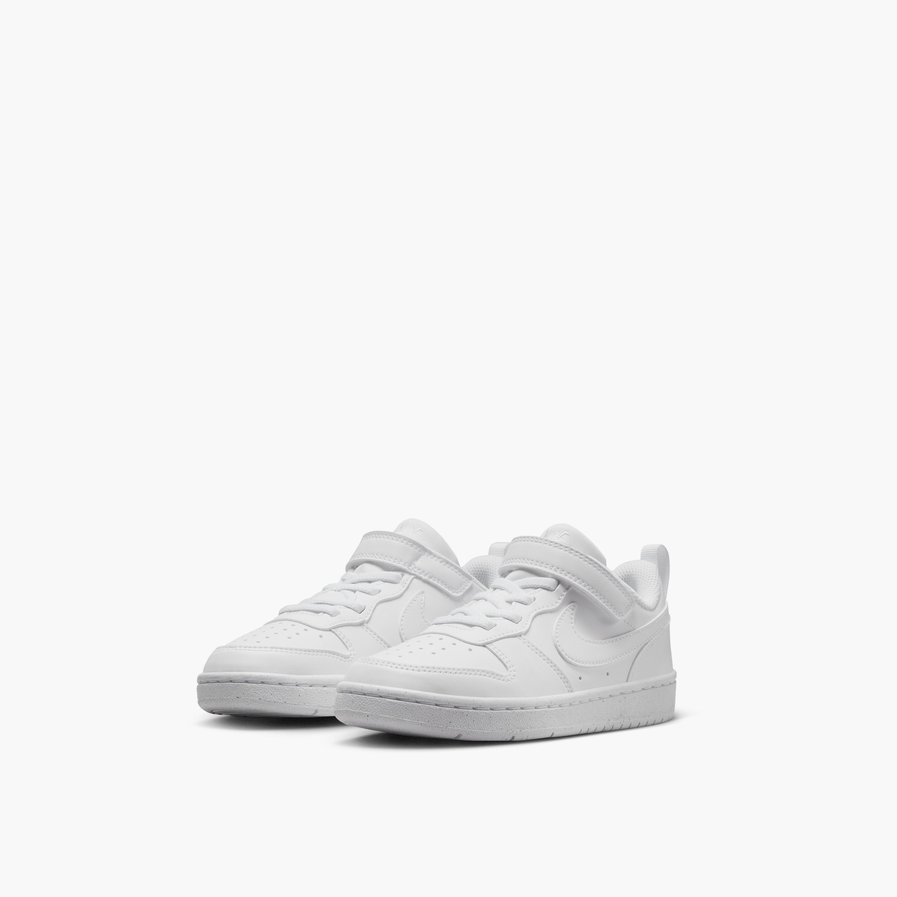 Nike Boys Court Borough Low Recraft Lace-Up Sneakers NKDV5457 | OE-sports-boys-shoes-image-3