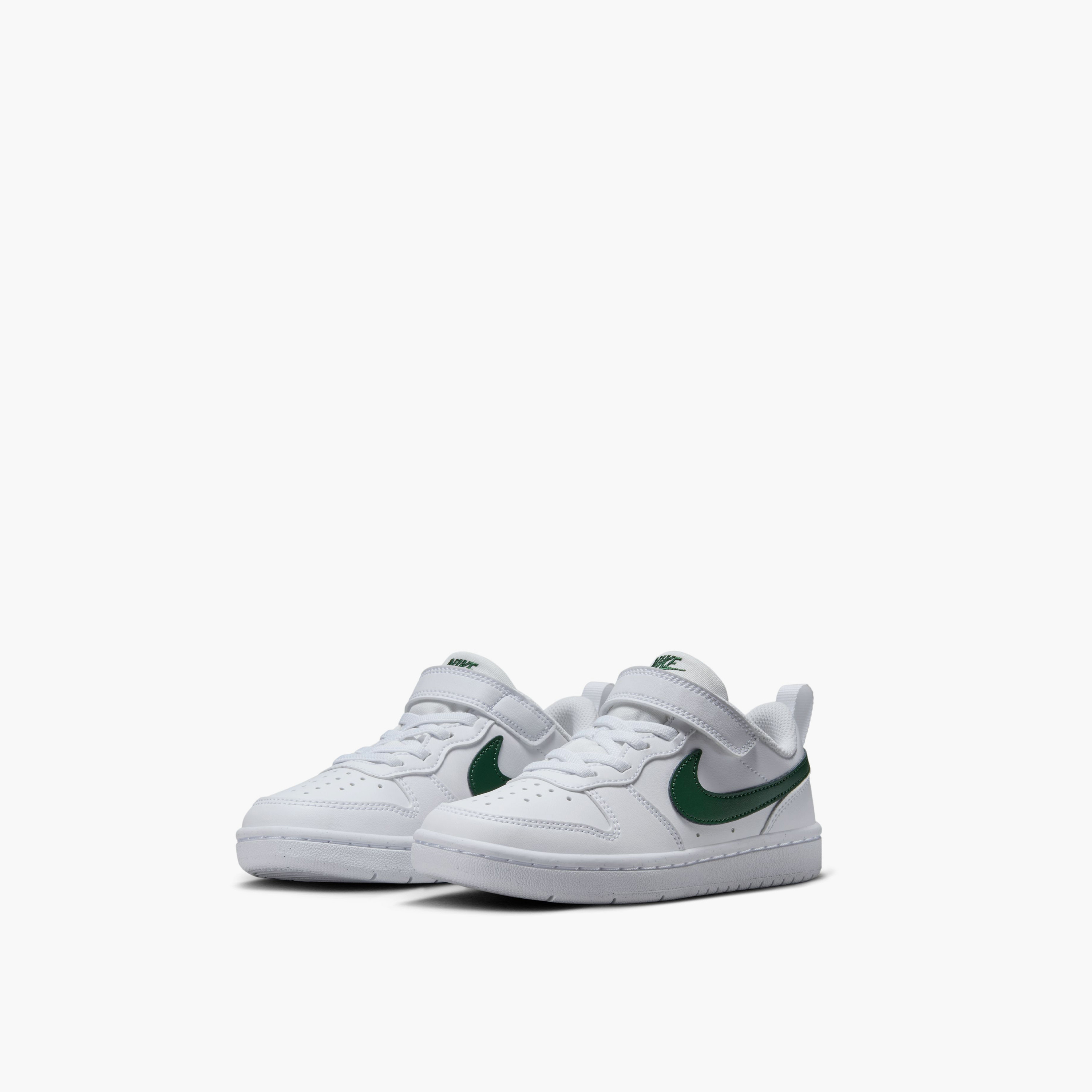 Nike Boys Court Borough Low Recraft Lace-Up Sneakers NKDV5457 | OE-sports-boys-shoes-image-3