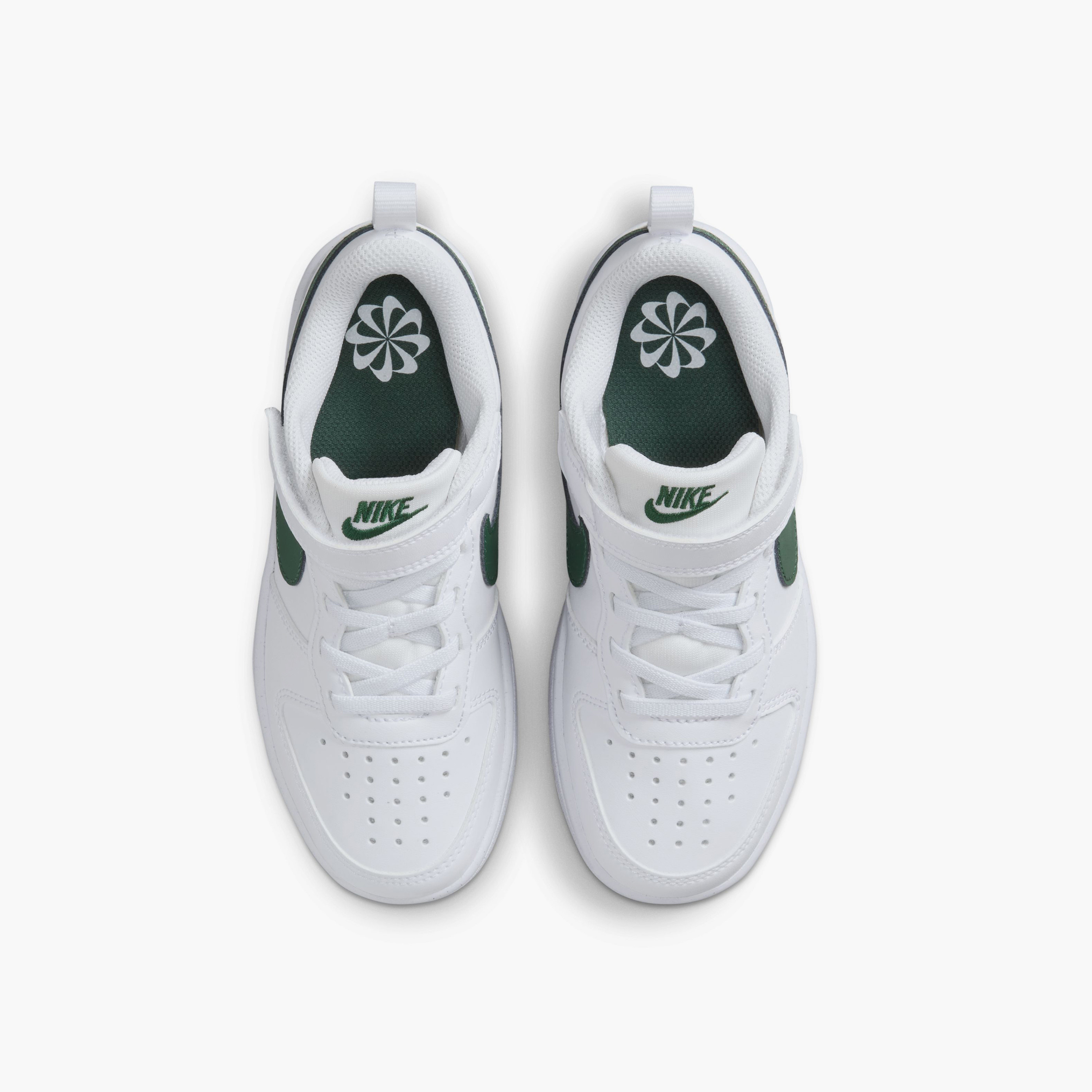 Nike Boys Court Borough Low Recraft Lace-Up Sneakers NKDV5457 | OE-sports-boys-shoes-image-5