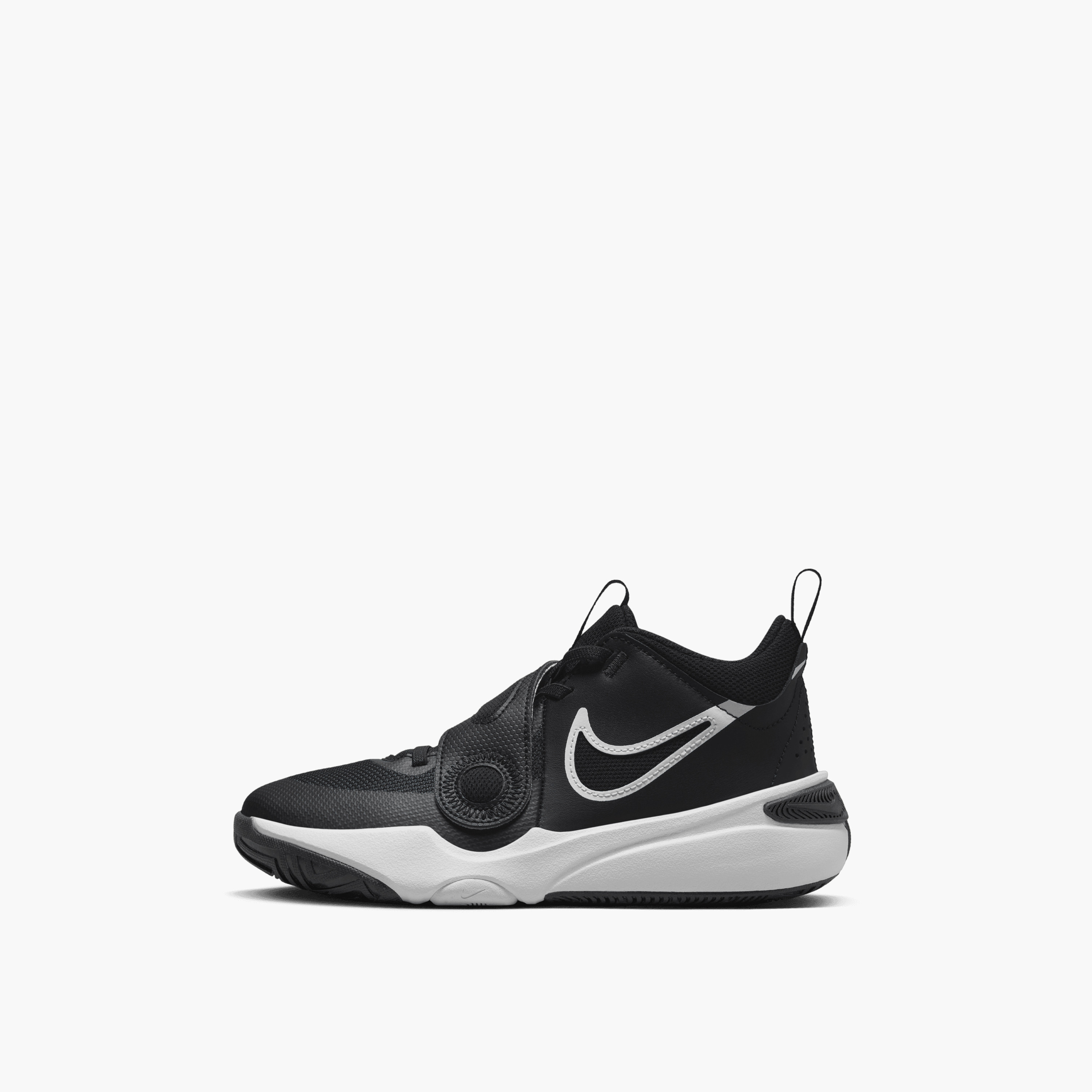 حذاء كرة السلّة بنعل مبطّن وشريط إغلاق تيم هاستل دي 11 جي إس للأطفال من نايك-girls-shoes-sneakers-image-1