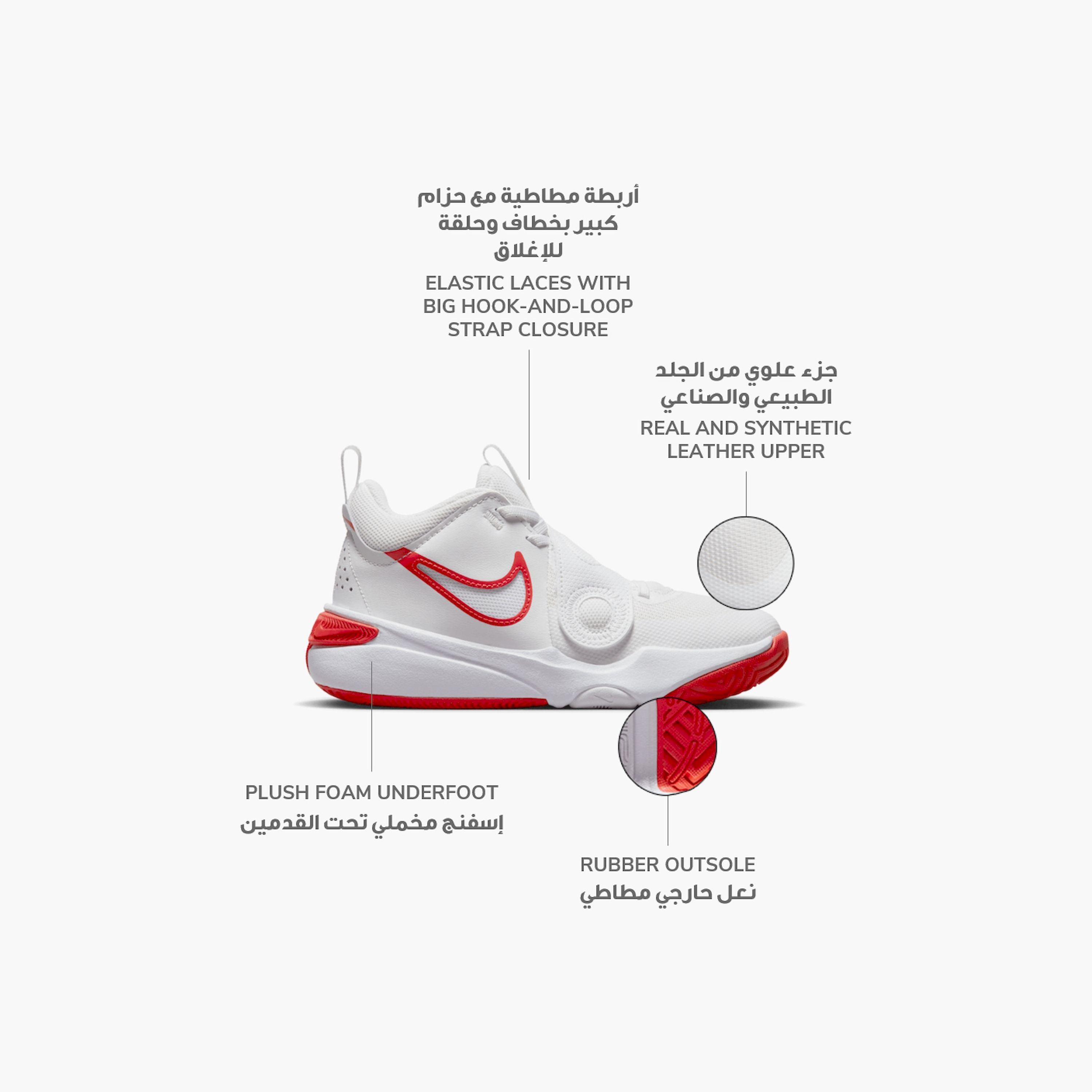 حذاء خفيف الوزن بشريط إغلاق تيم هاستل دي 11 للأولاد من نايك-sports-boys-shoes-image-2