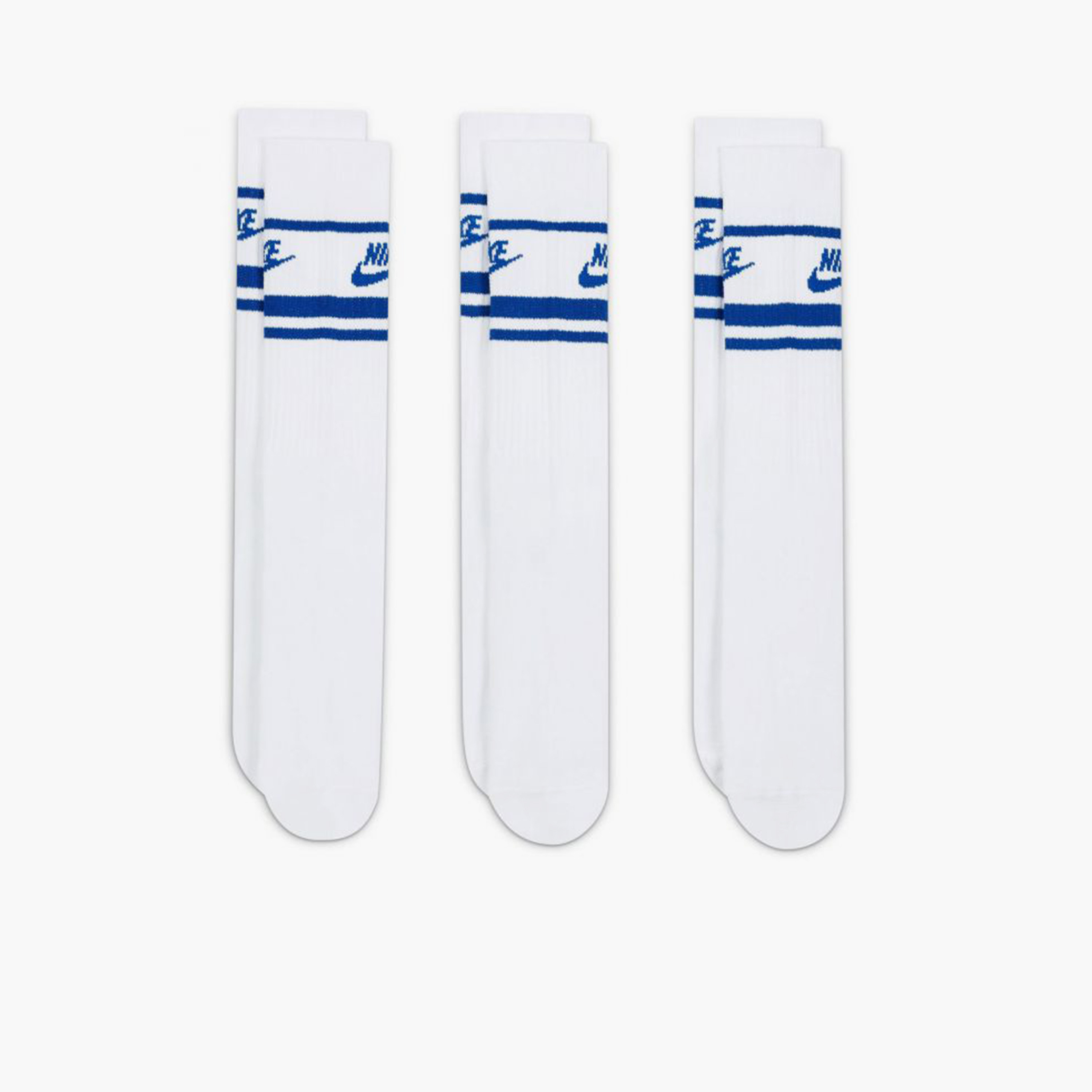 نايكي - جوارب رياضية أساسية طويلة - 3 قطع NKDX5089-105 | OE-women-socksandstockings-image-2