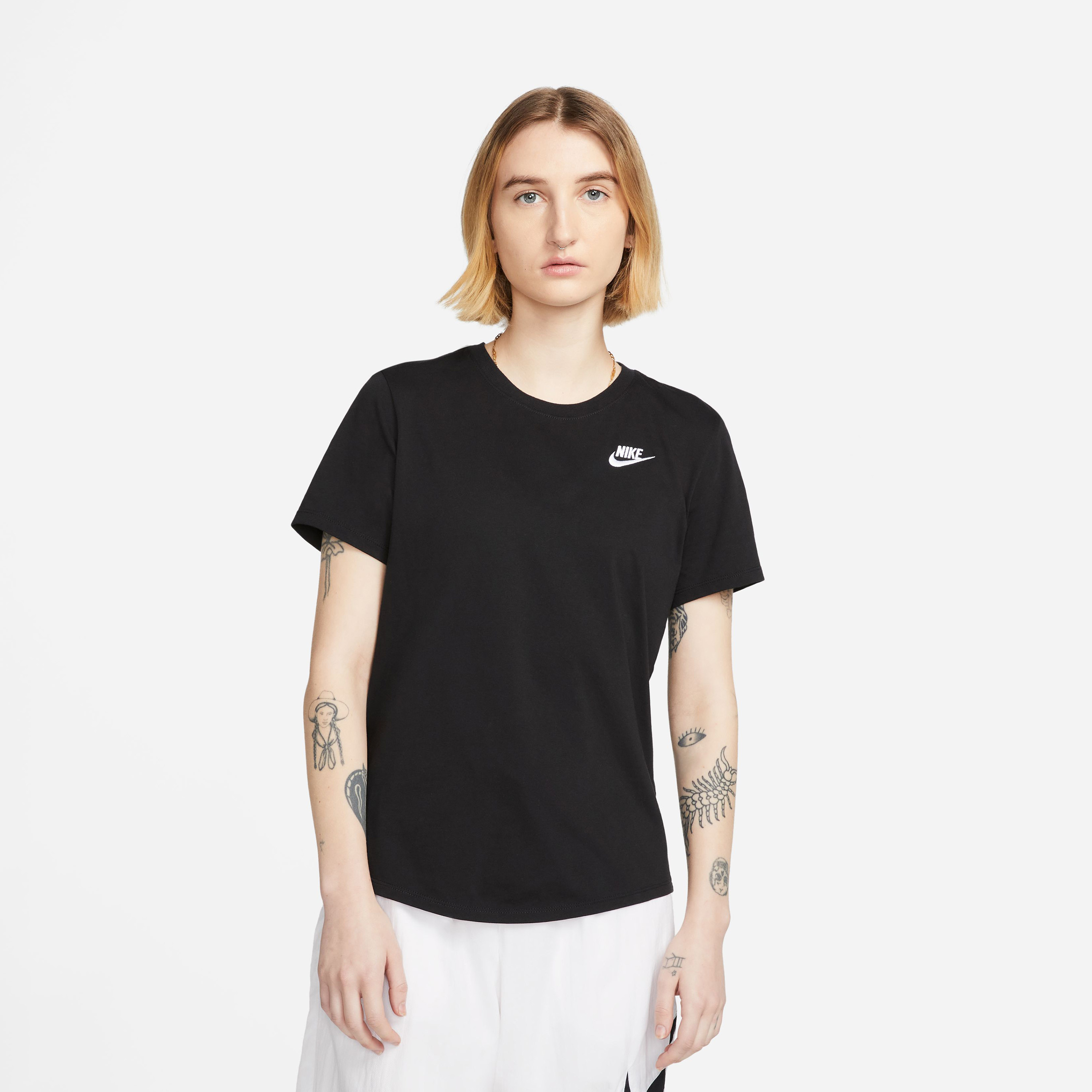 Nike Women's Sportswear Club Essentials T-Shirt NKDX7902 | OE-women-clothing-sportswearandactivewear-tshirtsandvests-image-1