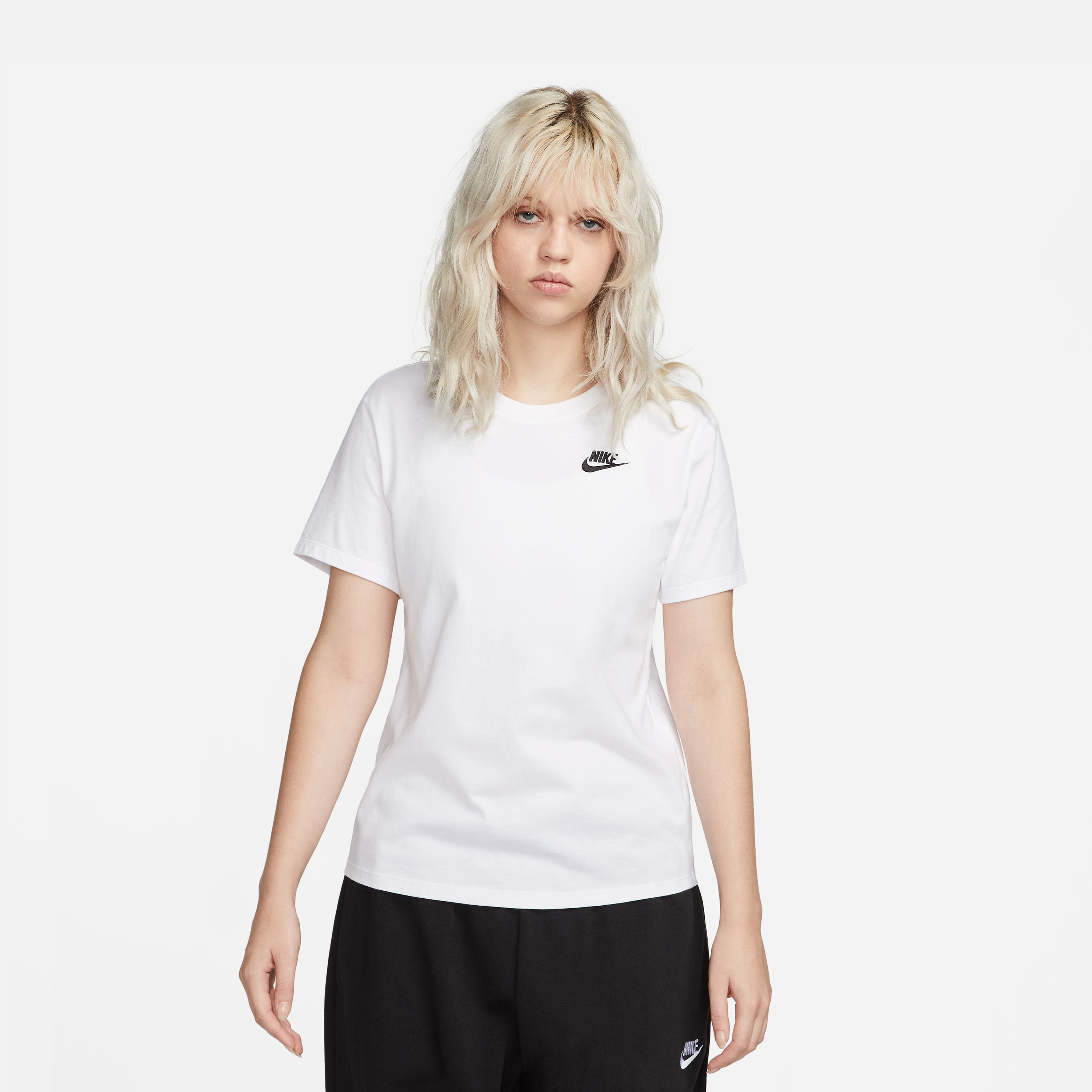 Nike Women's Sportswear Club Essentials T-Shirt NKDX7902 | OE-women-clothing-sportswearandactivewear-tshirtsandvests-image-10