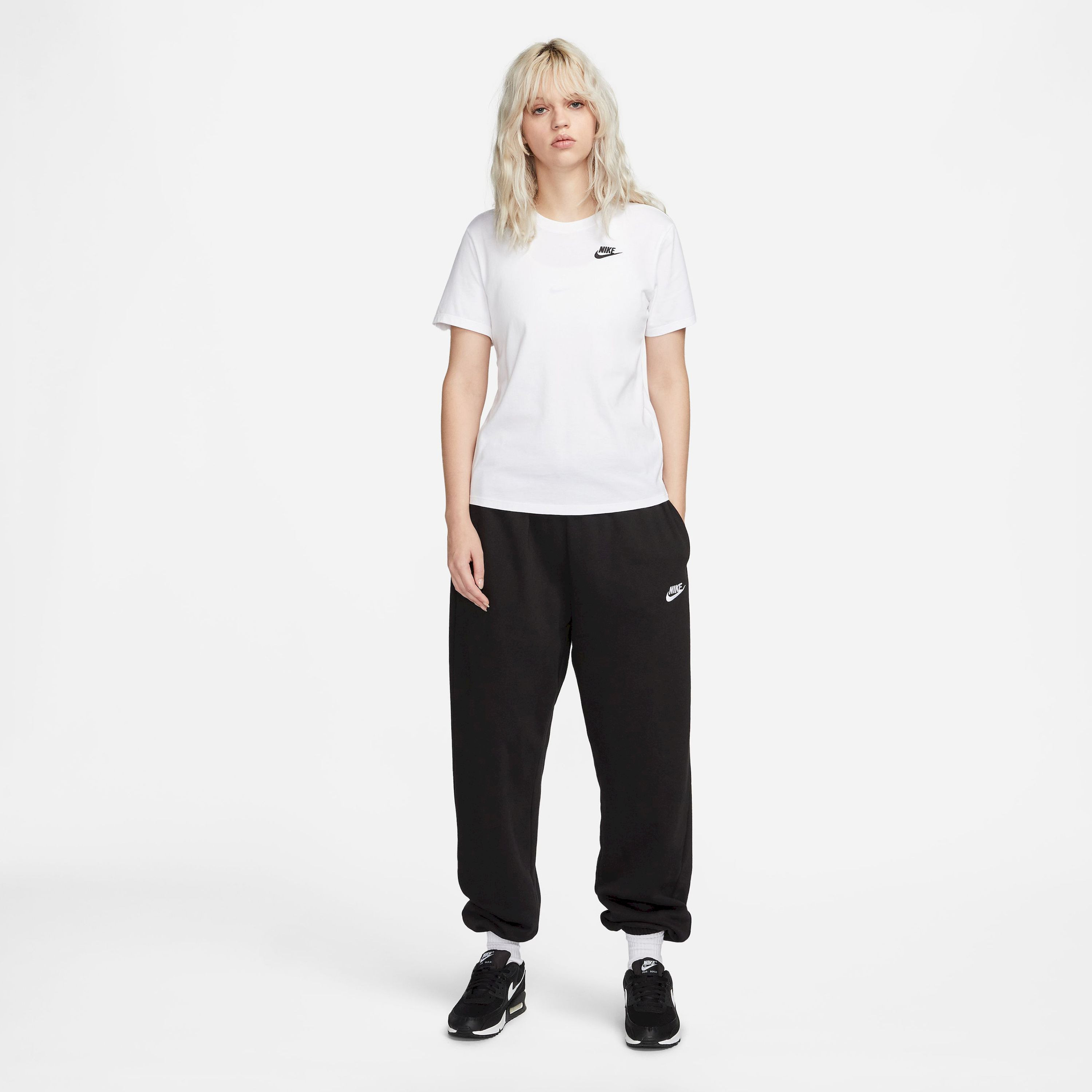 Nike Women's Sportswear Club Essentials T-Shirt NKDX7902 | OE-sports-women-clothing-tshirtsandvests-image-2