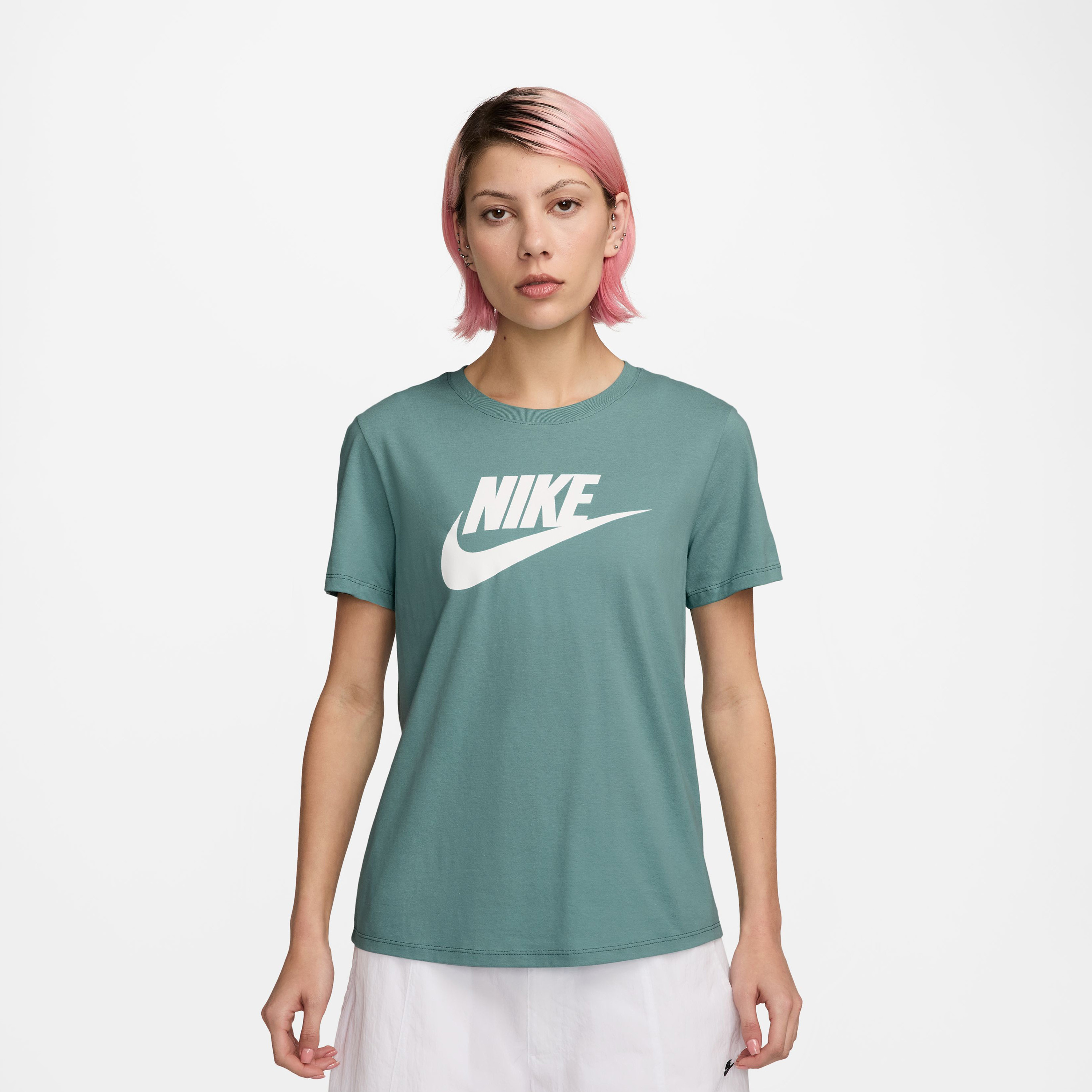 Nike Women's Sportswear Essentials Logo T-Shirt NKDX7906 | OE-sports-women-clothing-tshirtsandvests-image-1