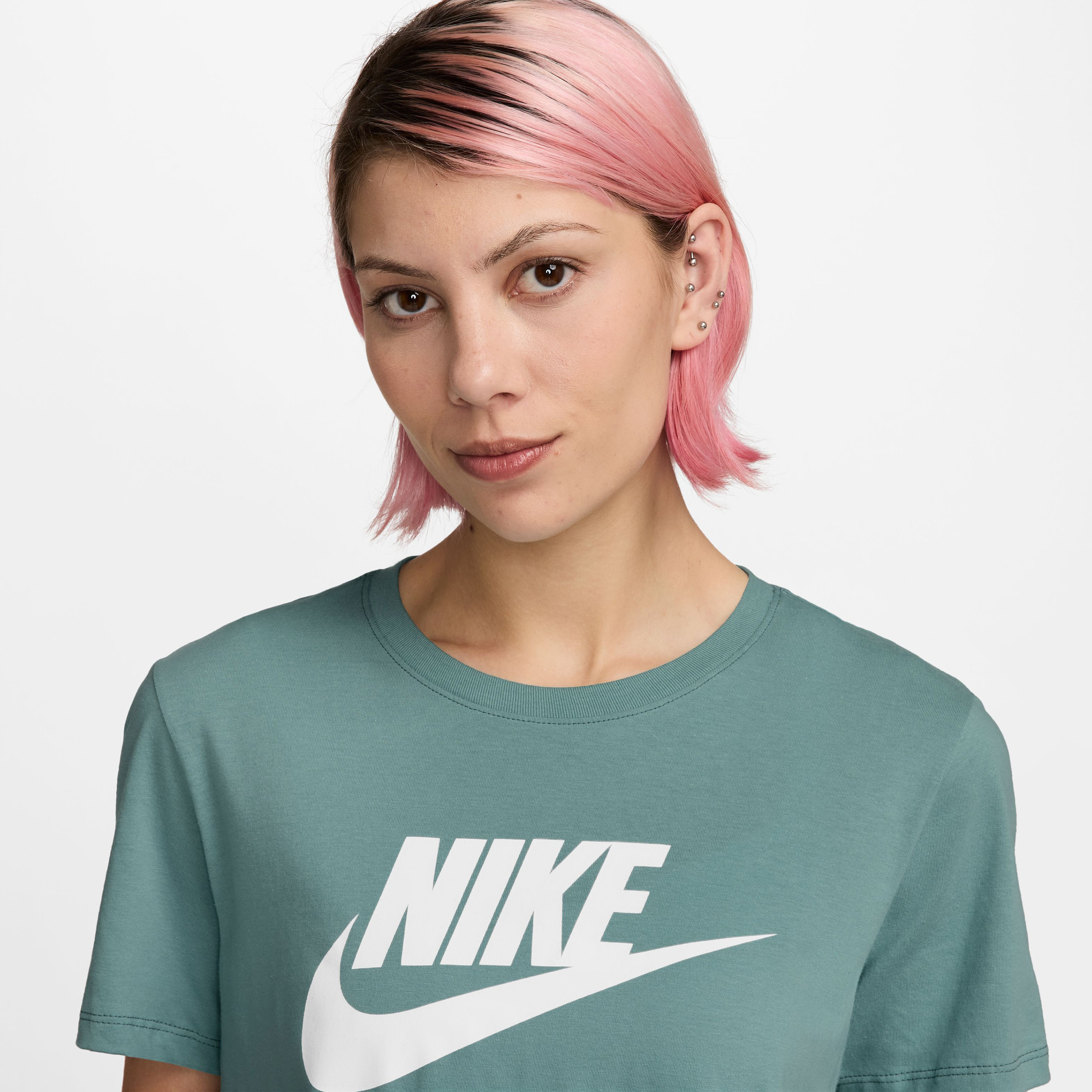 نايكي- تيشيرت رياضي نسائي أساسيات بشعار NKDX7906 | OE-sports-women-clothing-tshirtsandvests-image-7