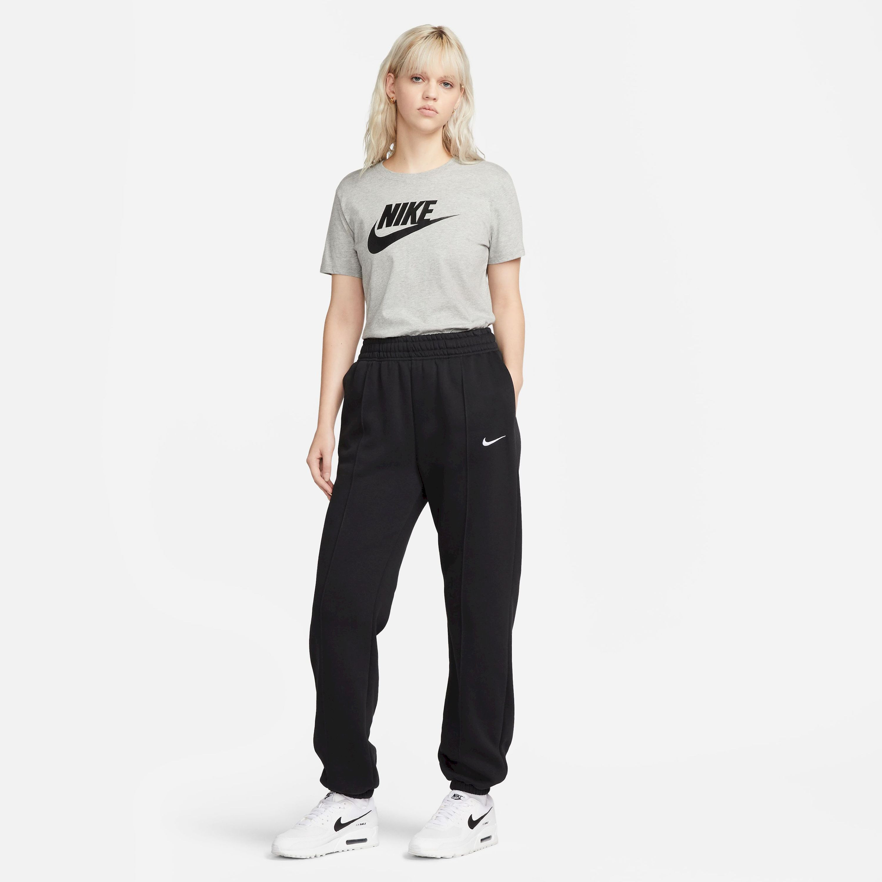 نايكي- تيشيرت رياضي نسائي أساسيات بشعار NKDX7906 | OE-sports-women-clothing-tshirtsandvests-image-9