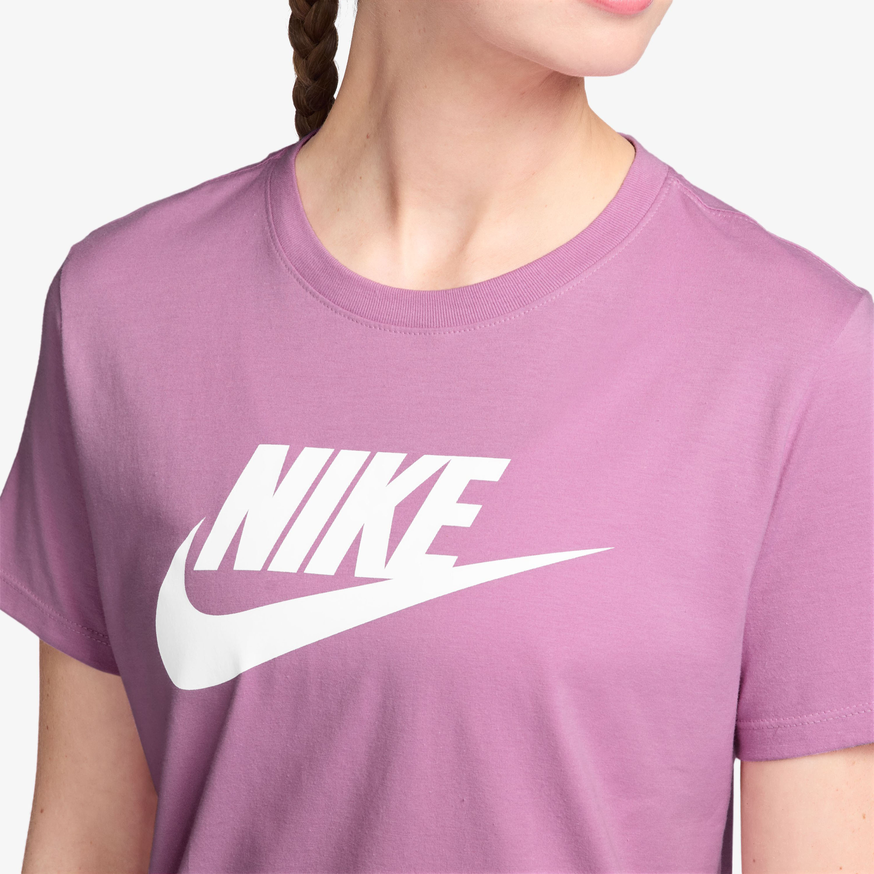 نايكي- تيشيرت رياضي نسائي أساسيات بشعار NKDX7906 | OE-sports-women-clothing-tshirtsandvests-image-31