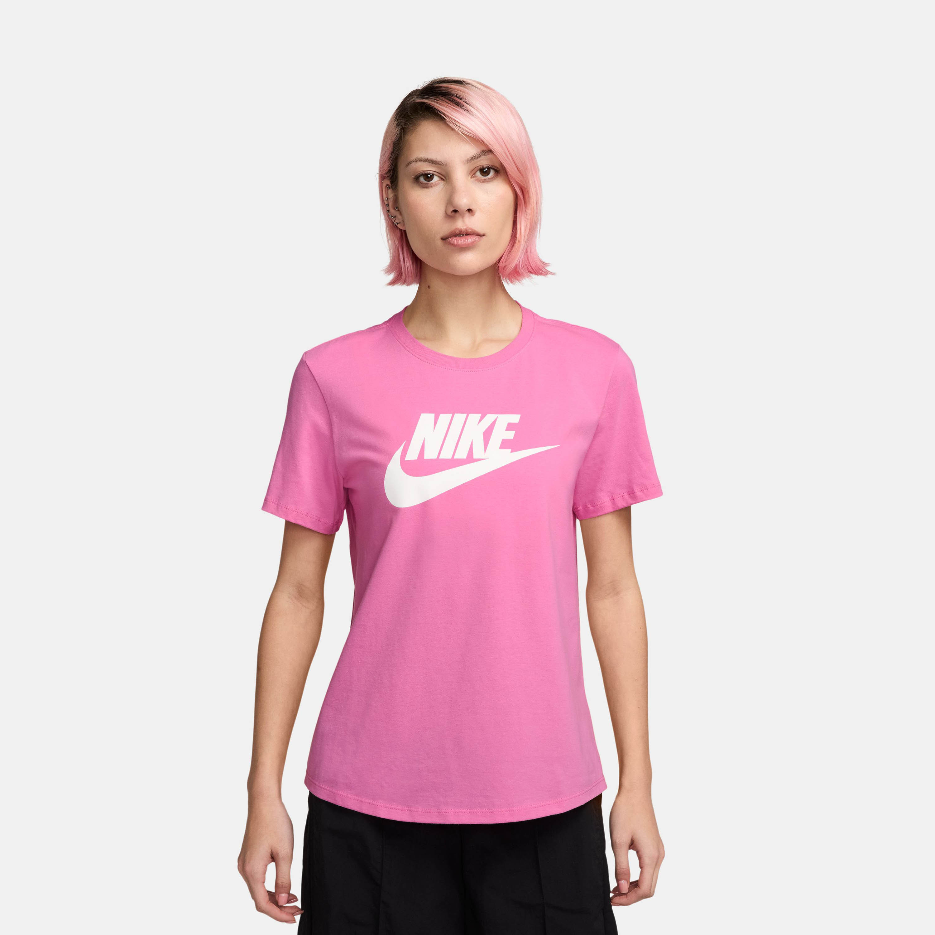 نايكي- تيشيرت رياضي نسائي أساسيات بشعار NKDX7906 | OE-sports-women-clothing-tshirtsandvests-image-16