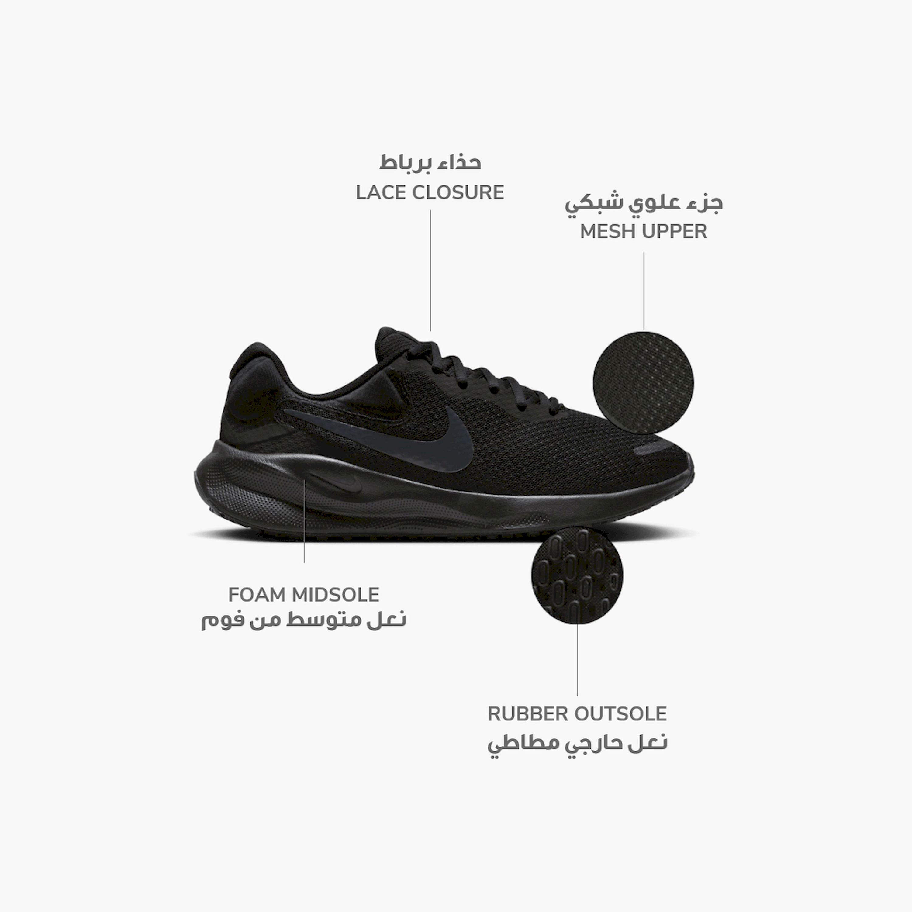 حذاء الجري نايكي ريفولوشن 7 للنساء برباط FB2208 | OE-sports-women-shoes-image-12